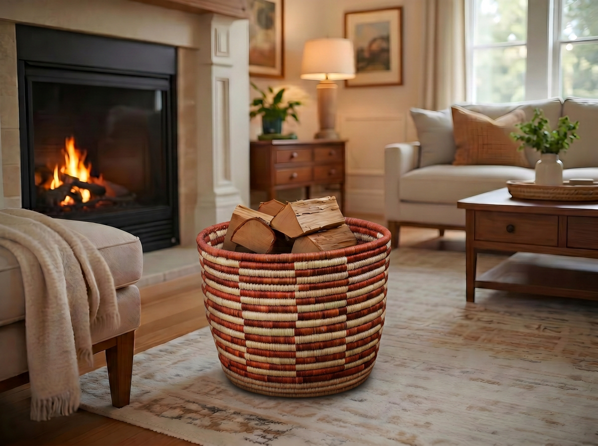 Check Grid Planter Basket
