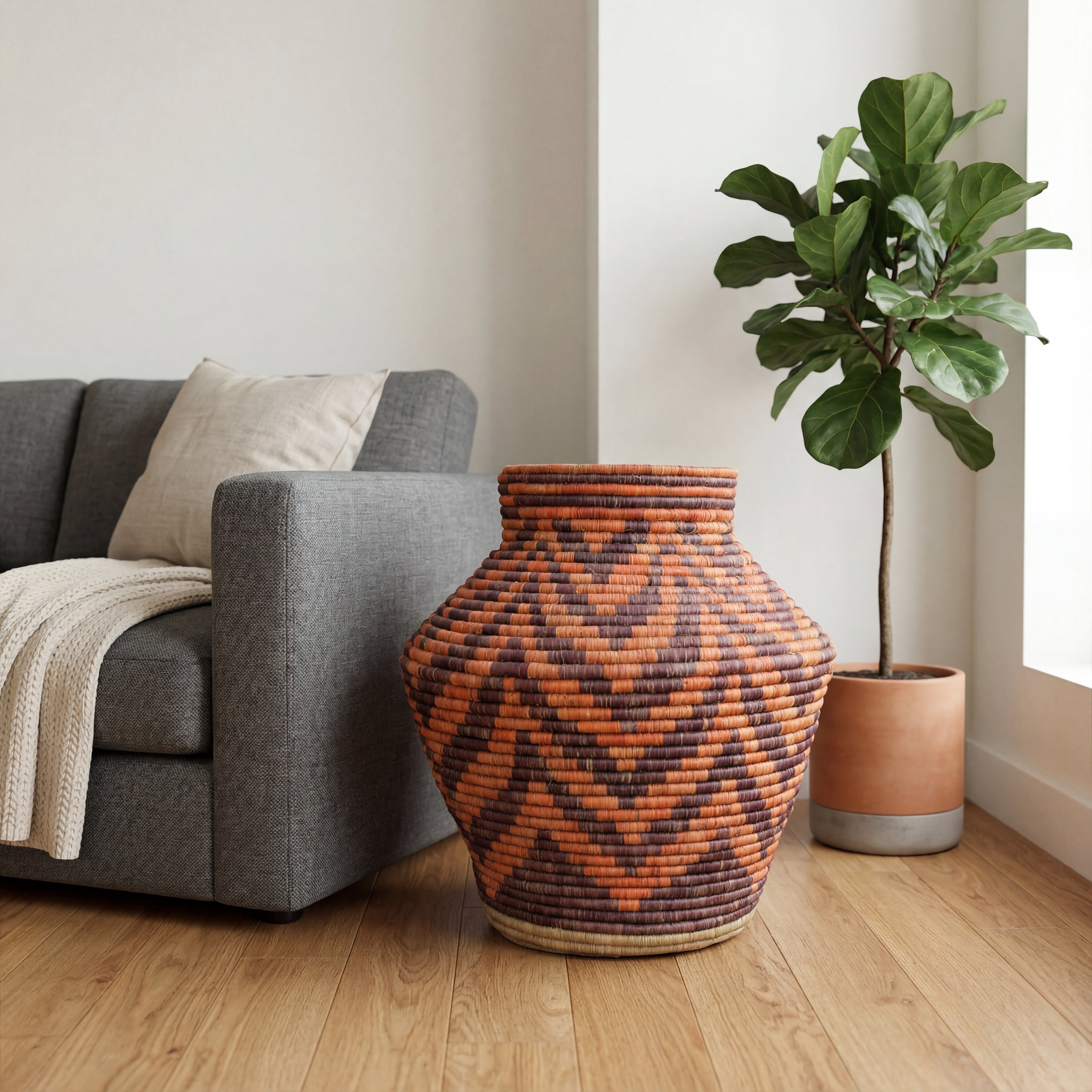 Dense Arrow Potter Vase