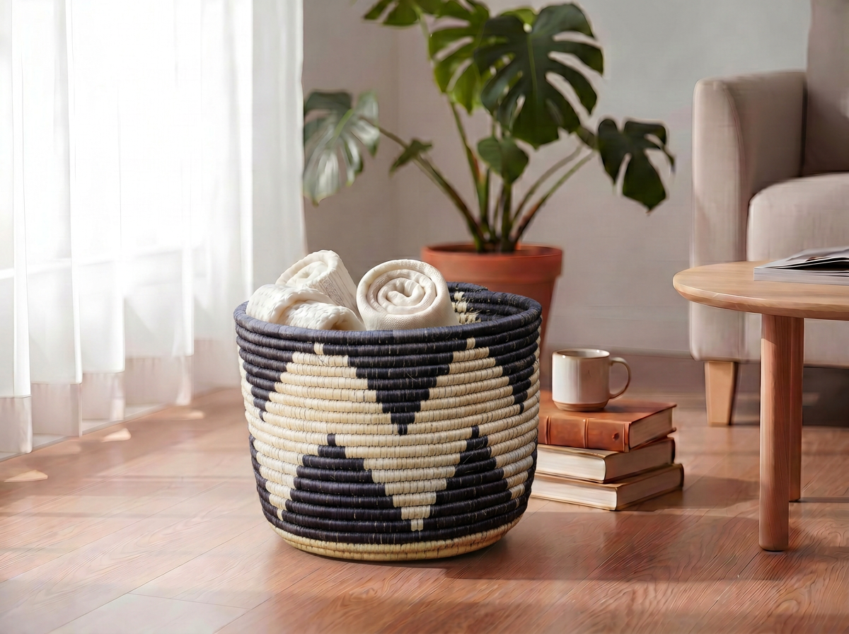 Midnight Arrow Planter Basket