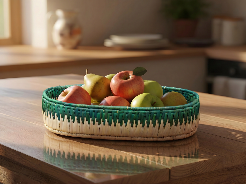 Sandstone & Verde Tortilla Basket