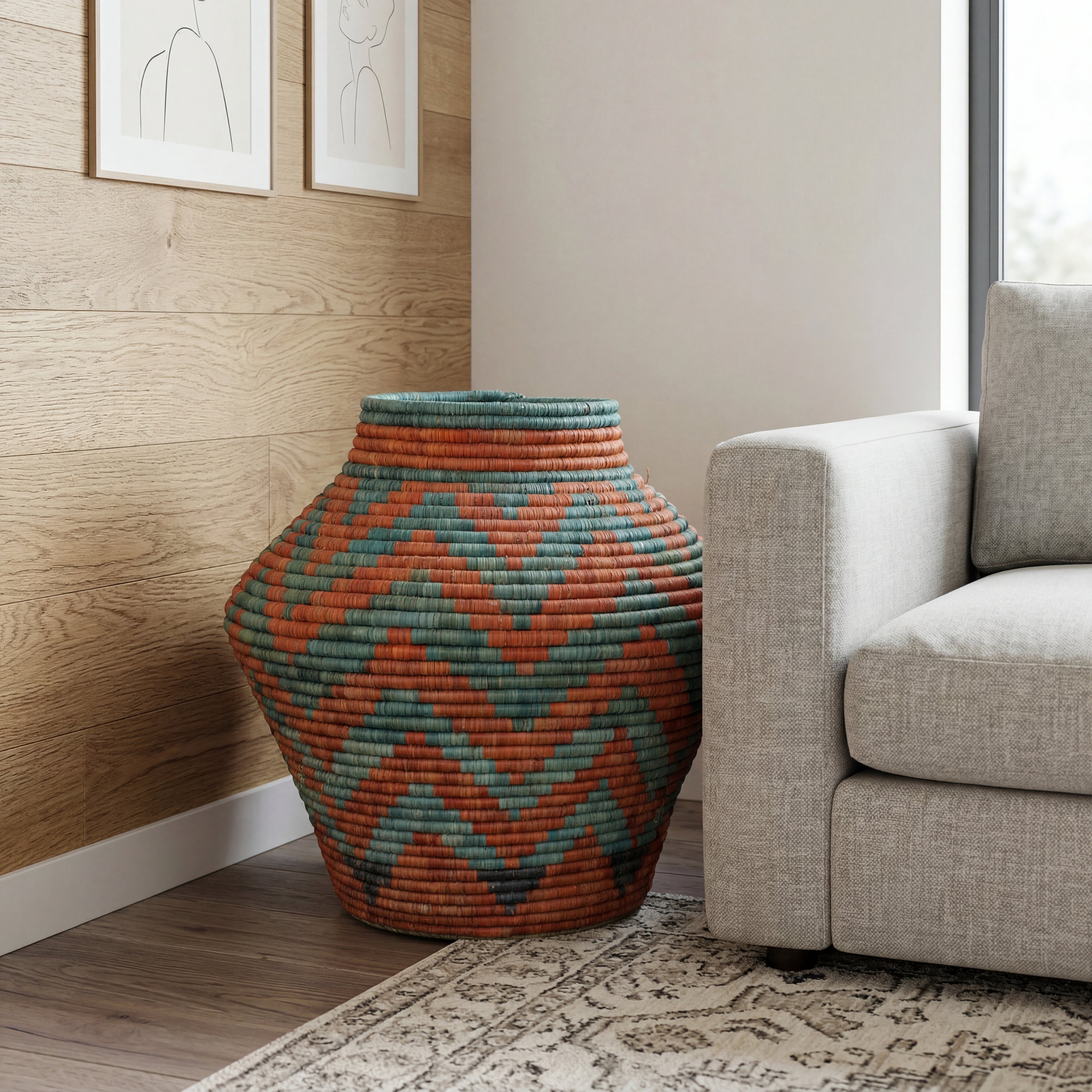 Equal Diamond Potter Vase