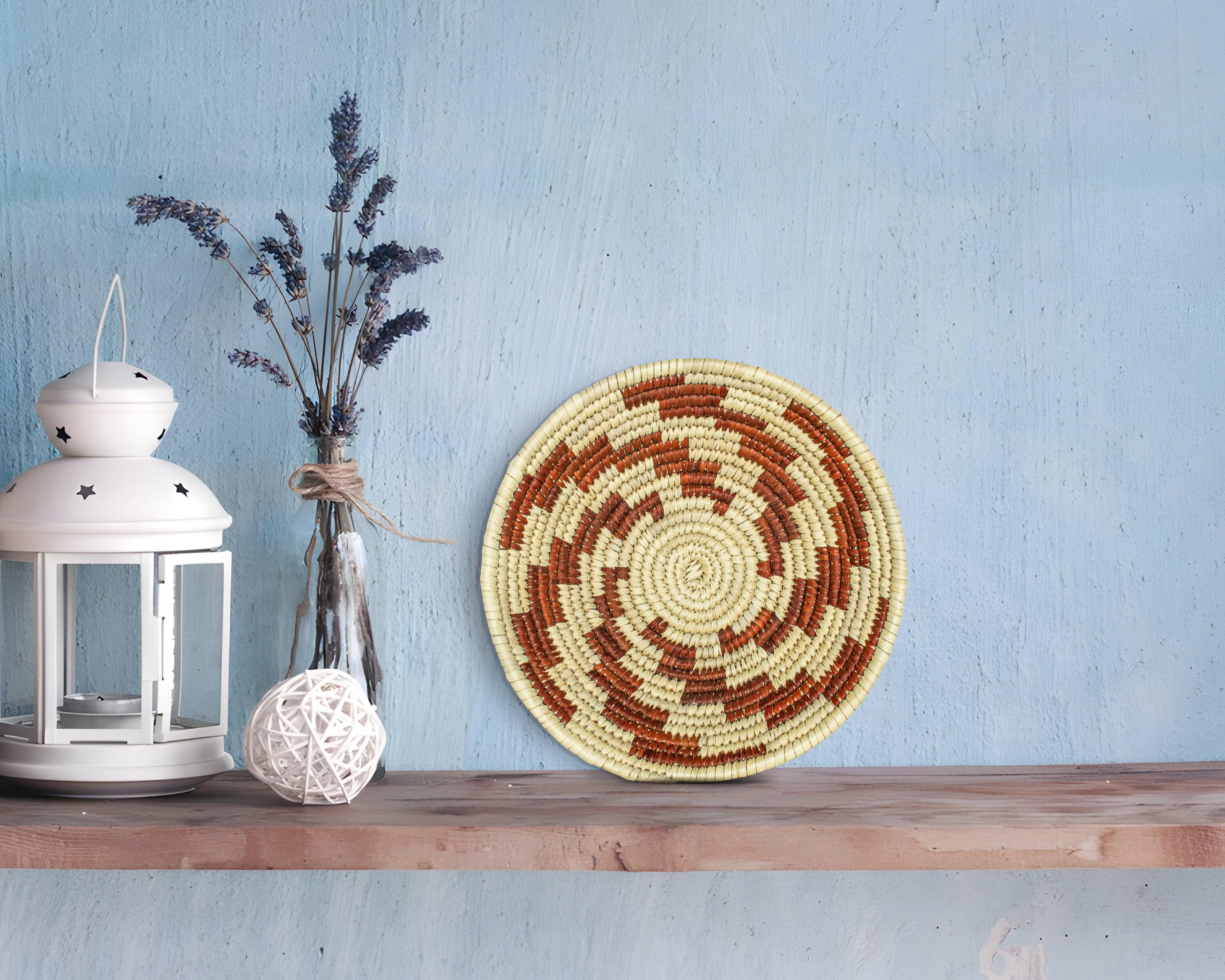 Terra Cotta Circle Red Bowl Basket 8-inch LBW-403-7 A