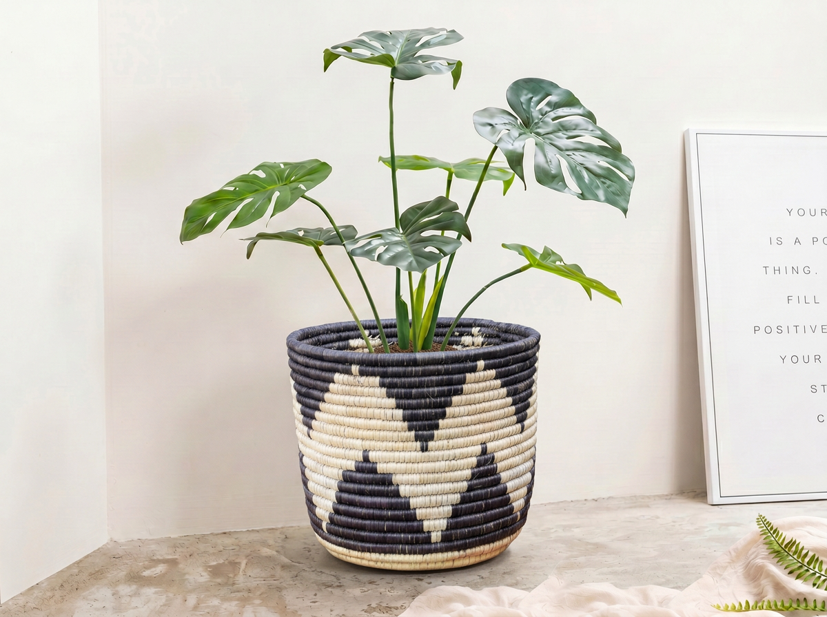 Midnight Arrow Planter Basket