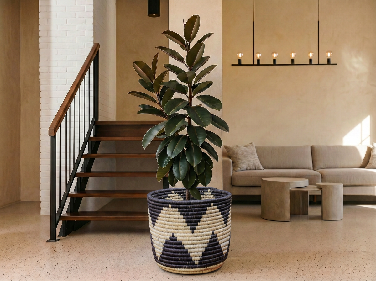 Midnight Arrow Planter Basket
