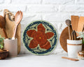 Indigo Weave Bowl Basket