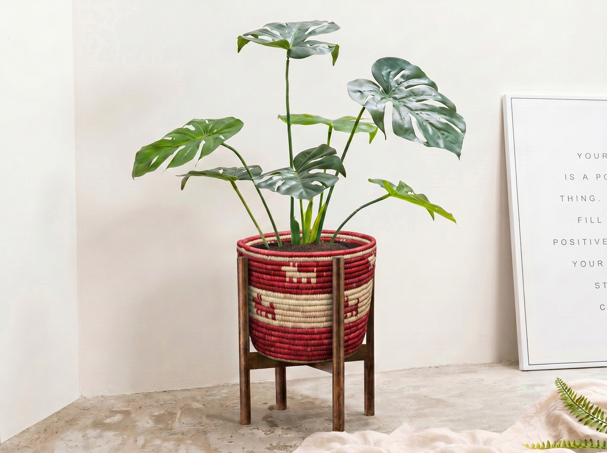 Red Hounds Planter Basket