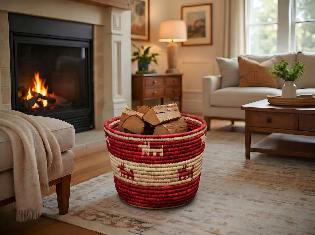 Red Hounds Planter Basket