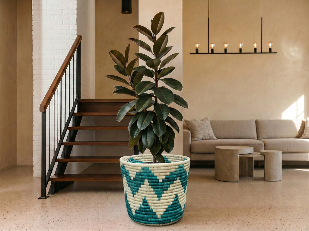 Sea Wave Planter Basket