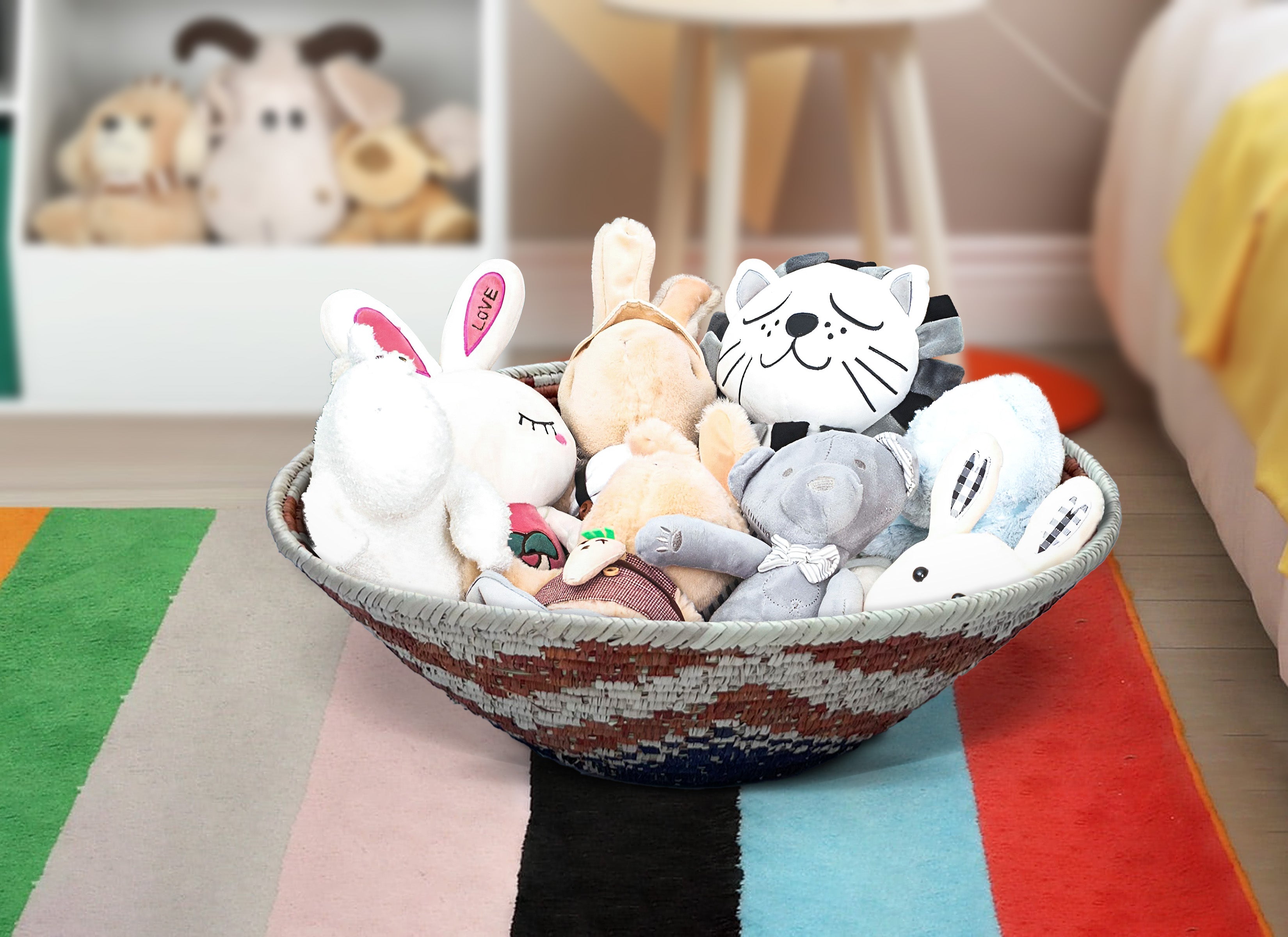 Brown Lotus Bowl Basket 22-Inch LBW-503-22