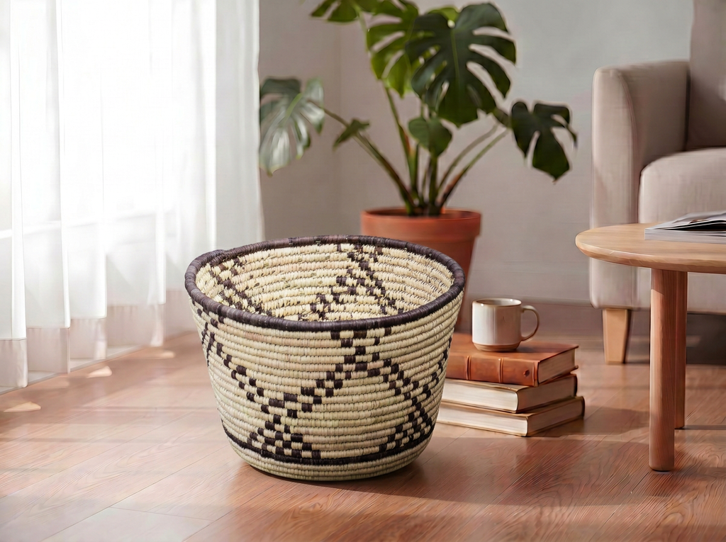 Dotted Wave Planter Basket