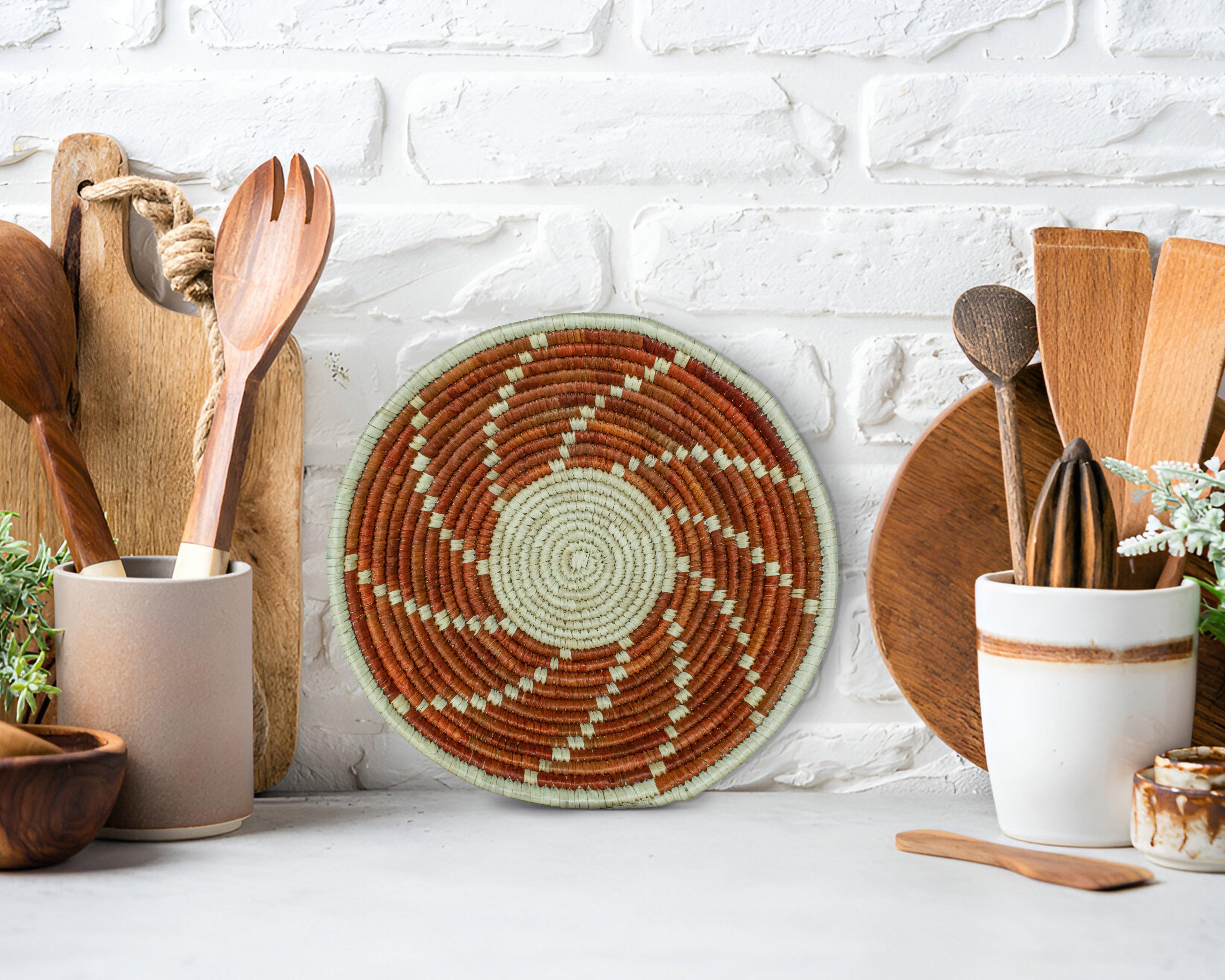 Spira Brown Bowl Basket 8-inch LBW-440-7 A