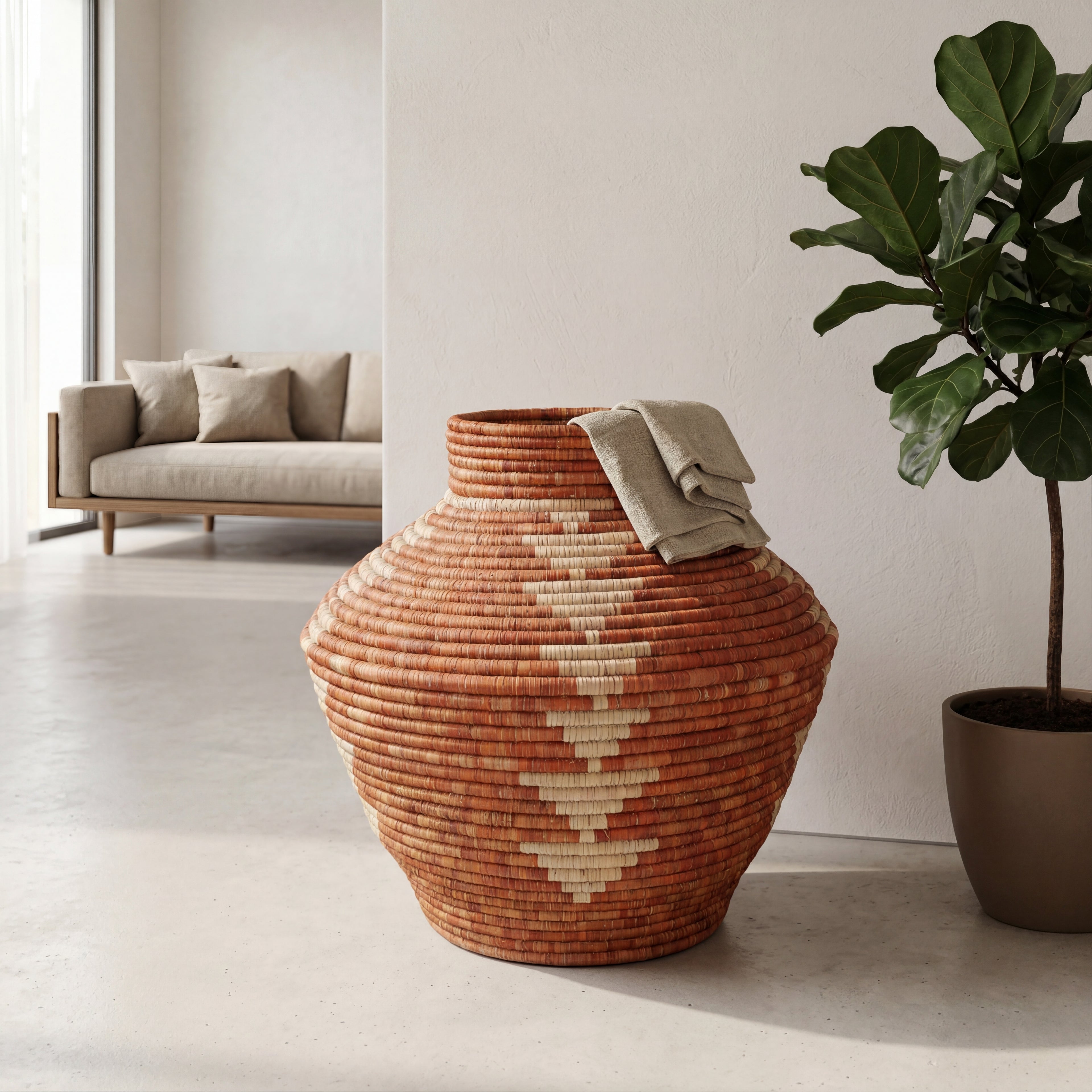 Starburst Diamond Potter Vase