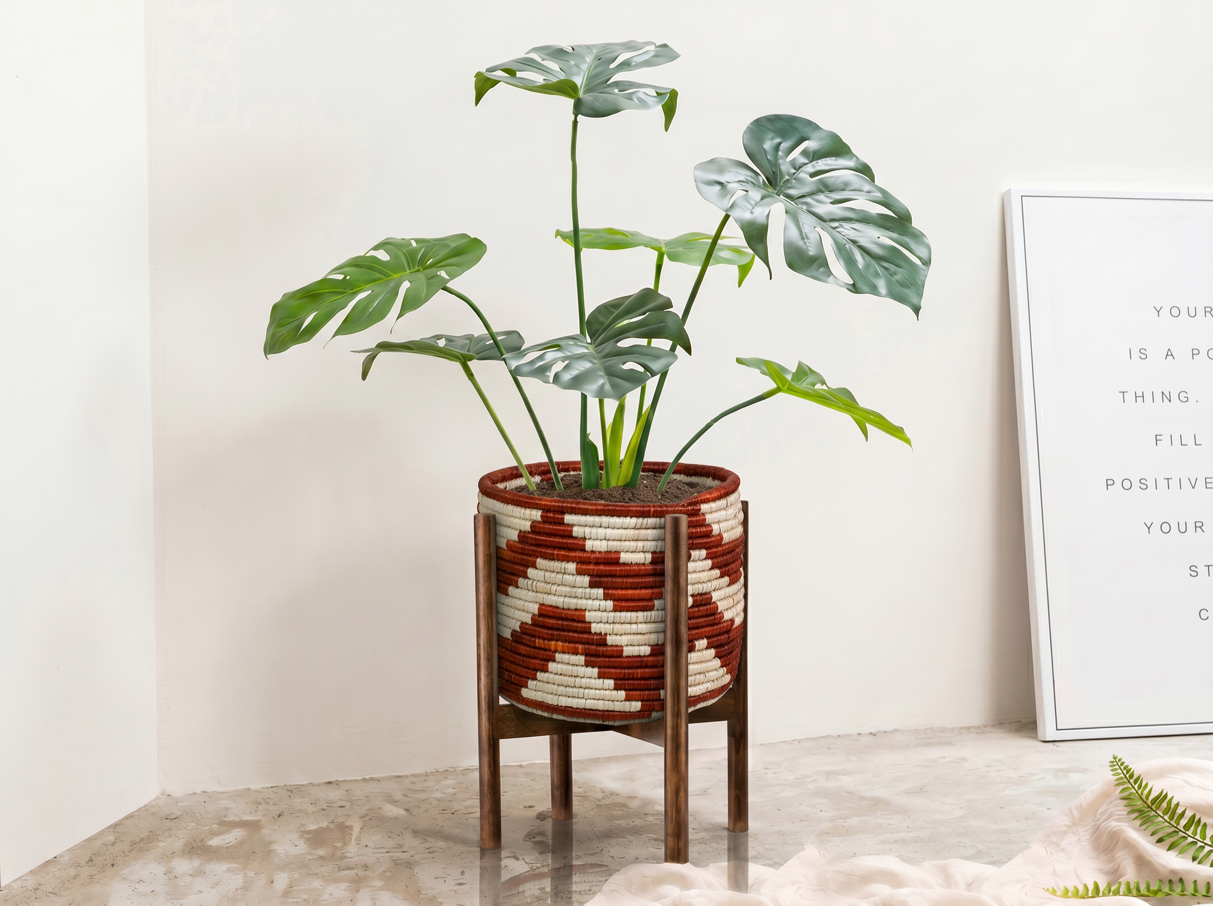 Layered Kingra Planter Basket
