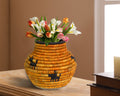 Amber Hound Potter Vase
