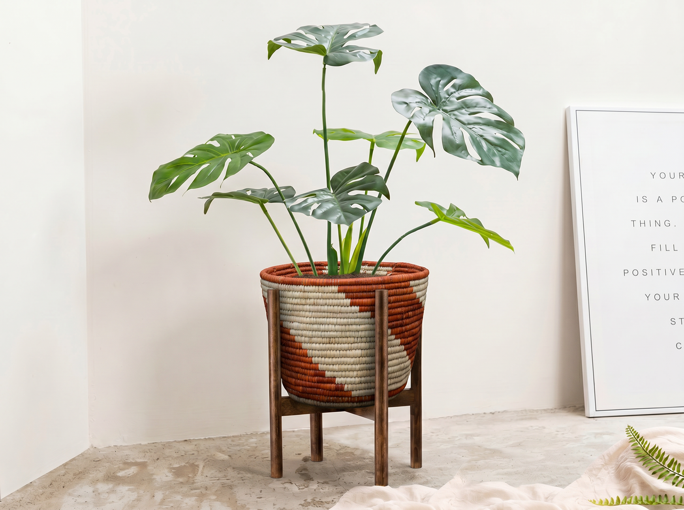 Wide Waves Planter Basket