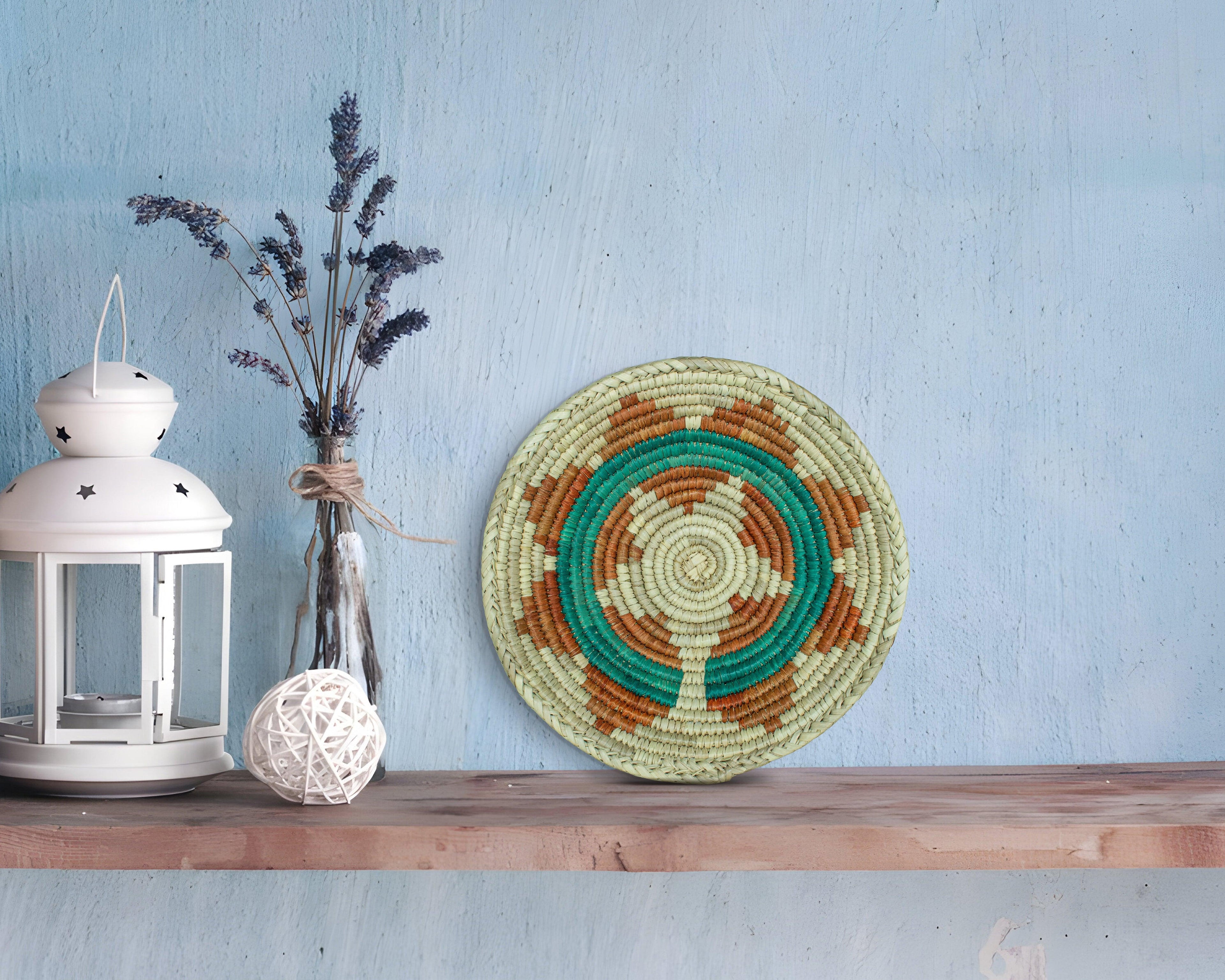 Cinder Weaver Brown Bowl Basket 8-inch LBW-413-7