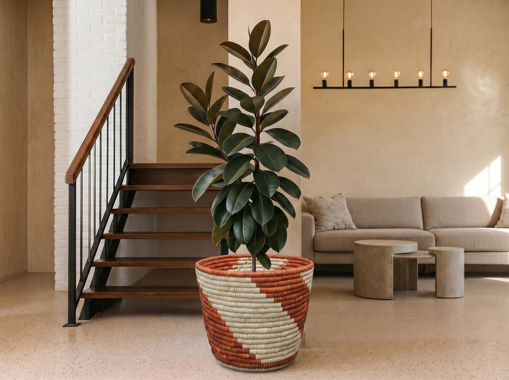 Wide Waves Planter Basket