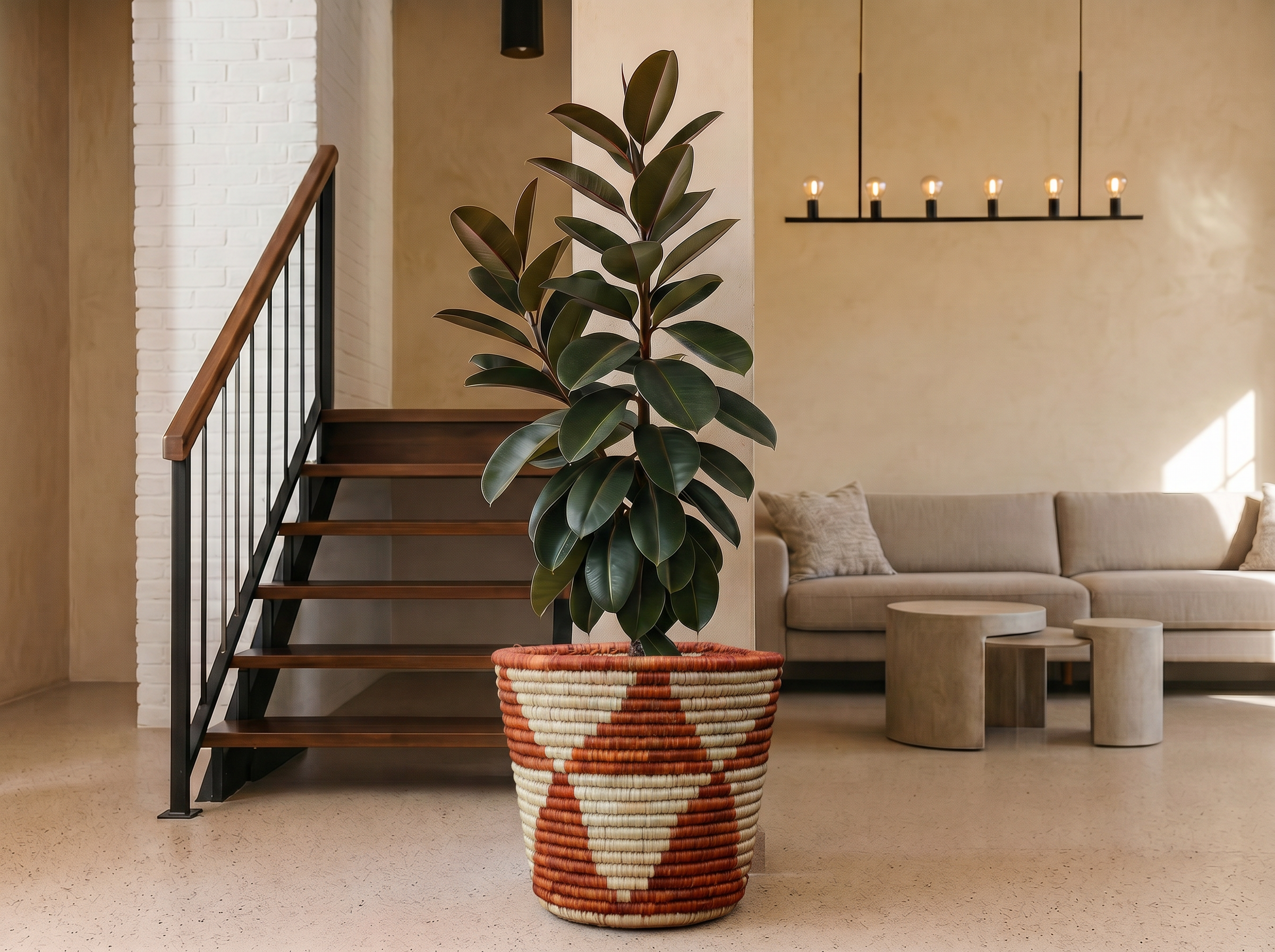 Angular Planter Basket