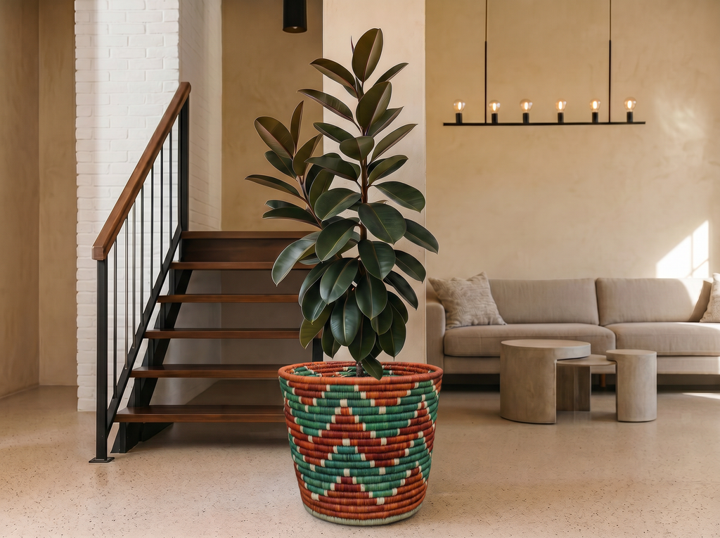 Tri-Wave Planter Basket