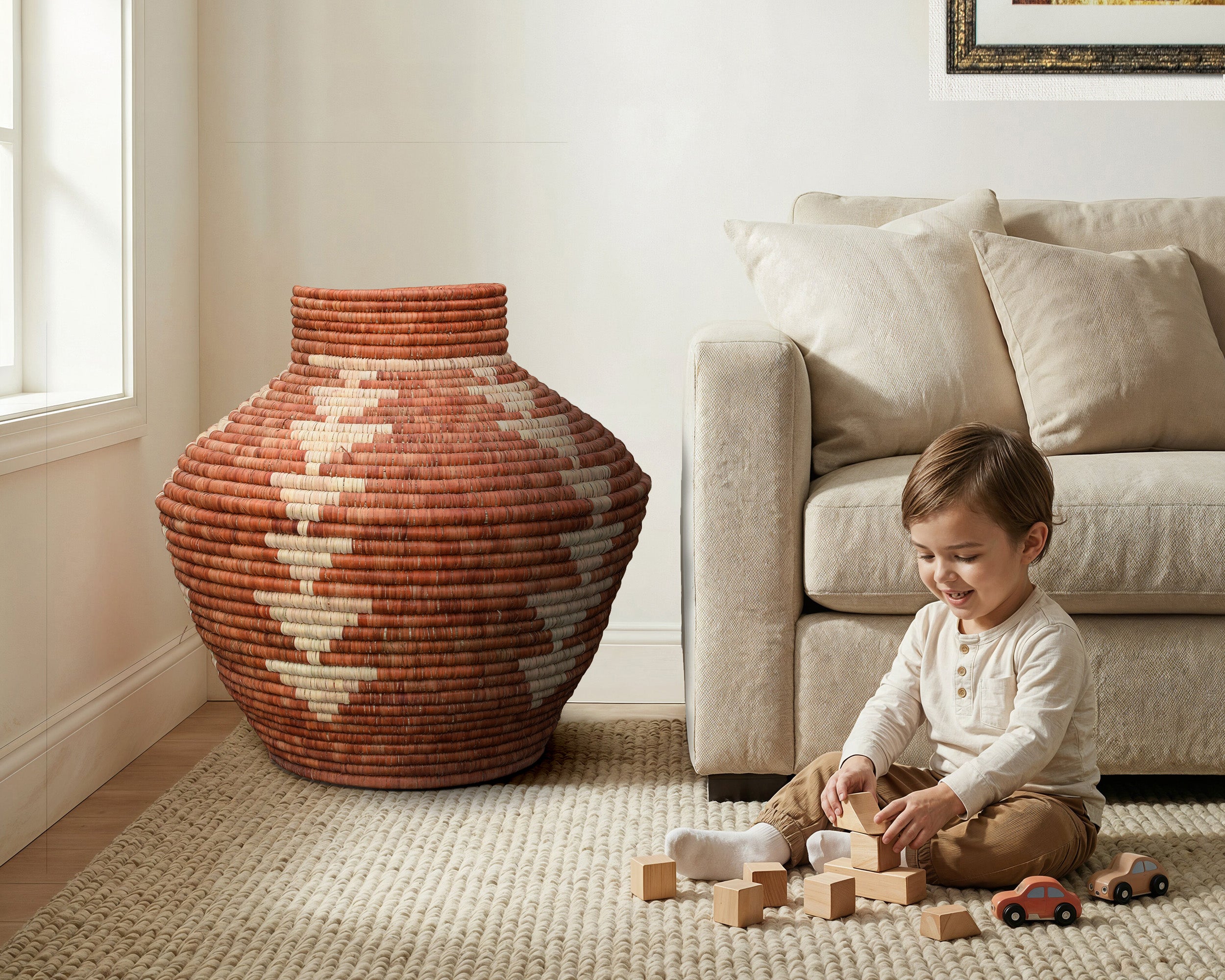 Starburst Diamond Potter Vase