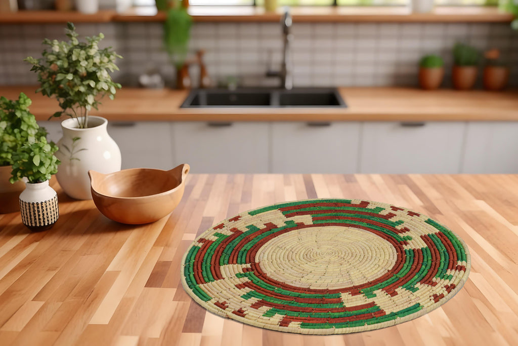 Emerald Fan Placemat