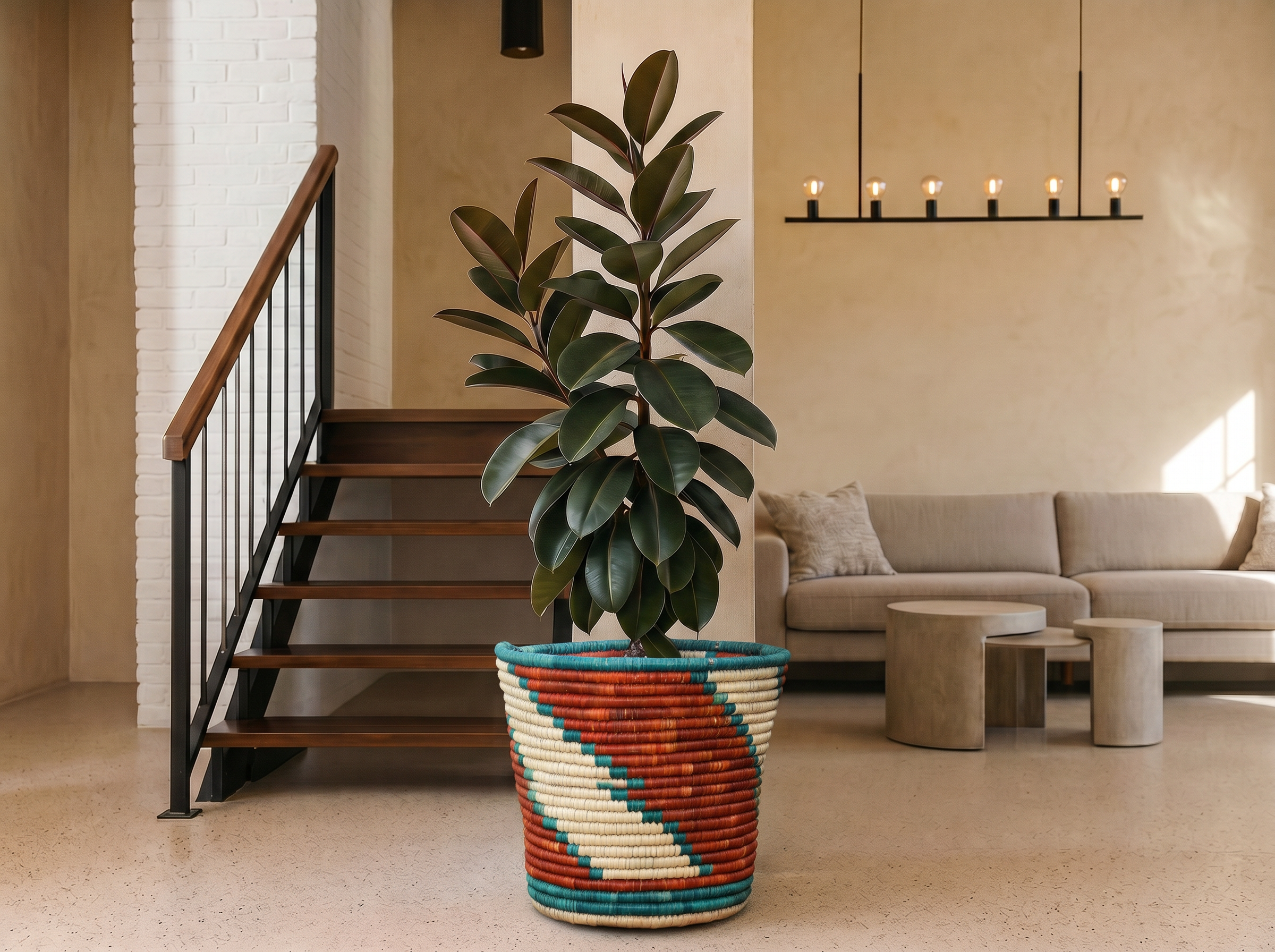Ascending Arrow Planter Basket
