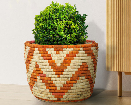 Dawn Handwoven Planter Basket - 12-inch PB-927