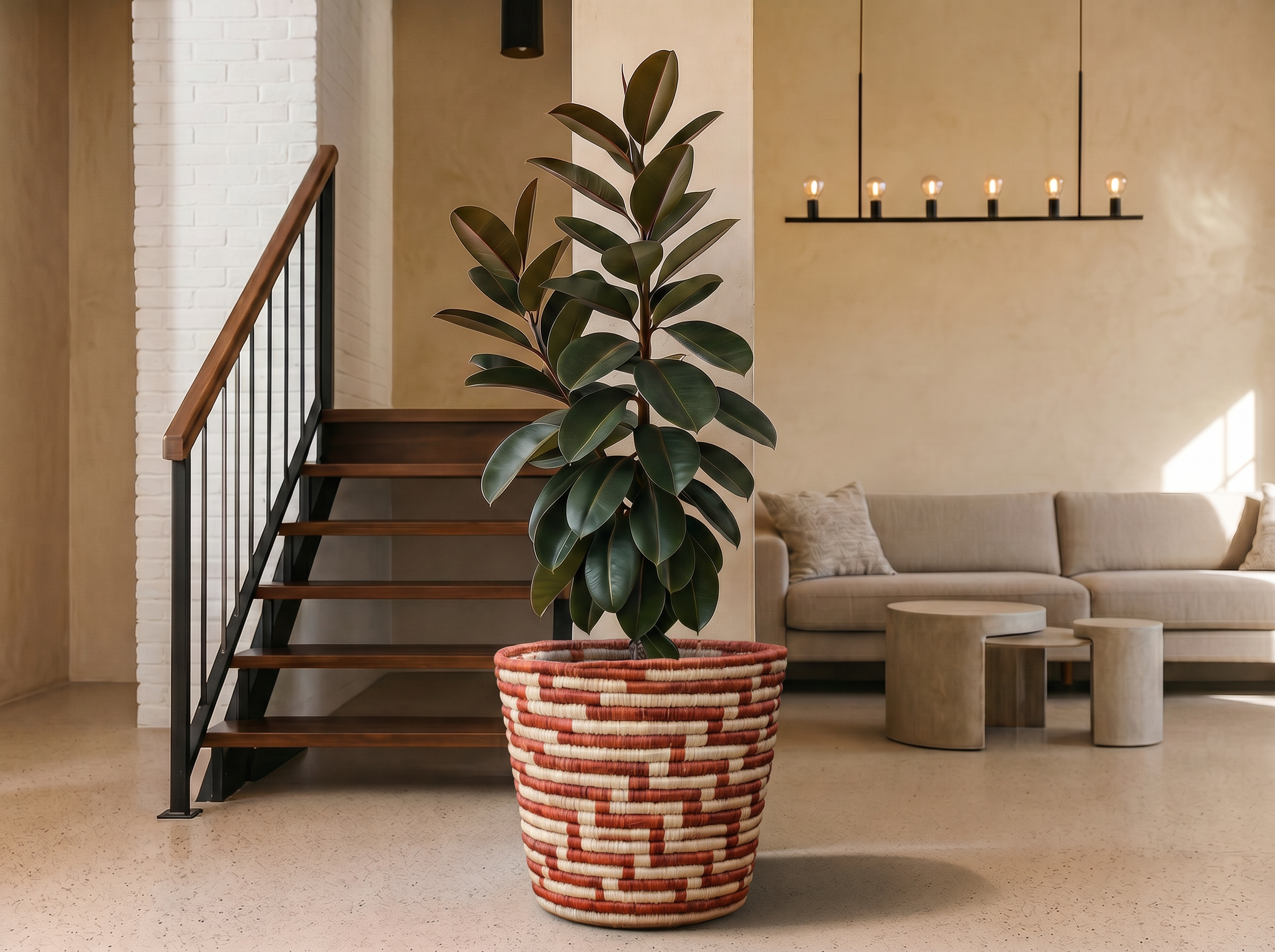 Figure Ground Planter Basket