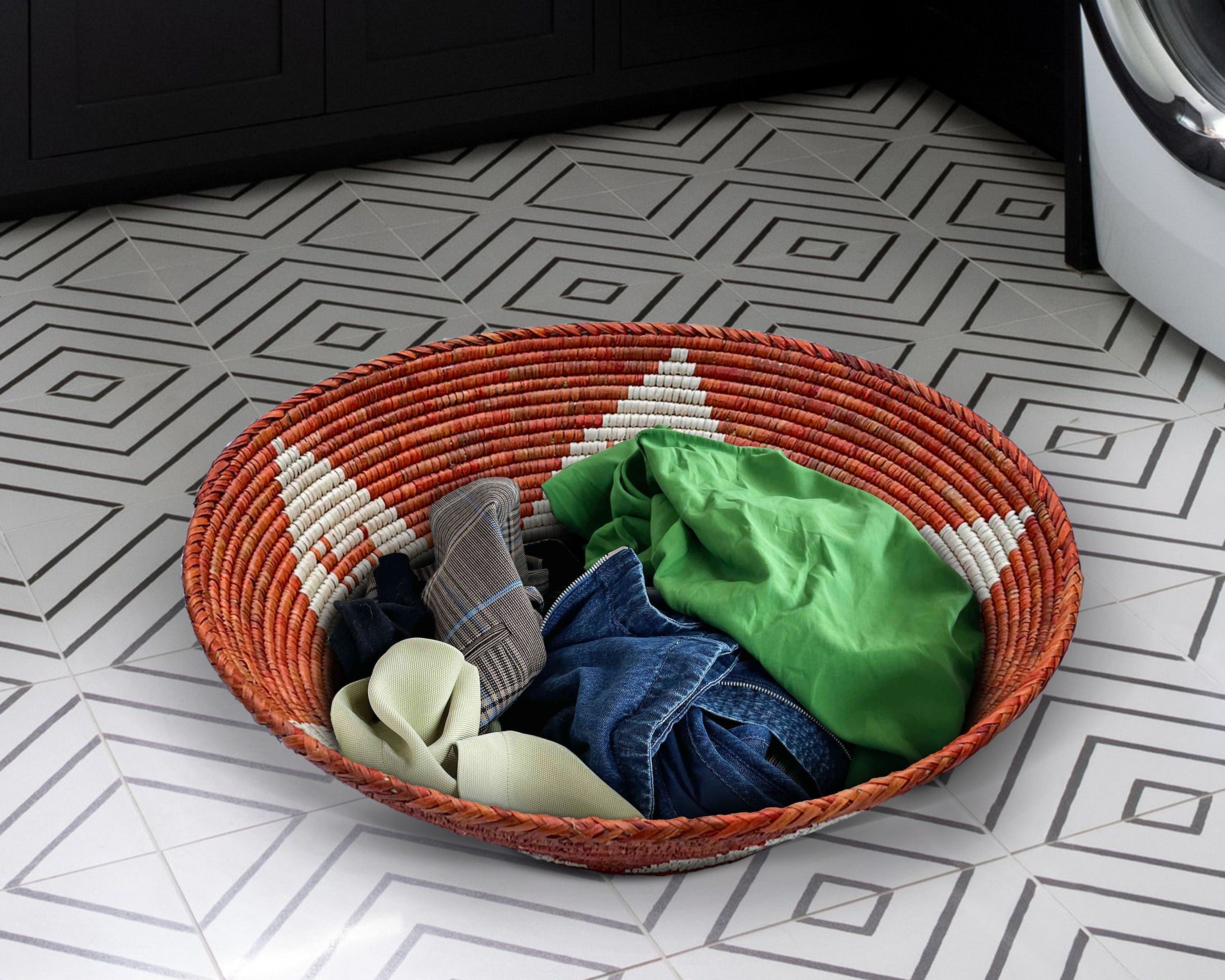 Orange Dogs Bowl Basket 22-Inch LBW-083-22