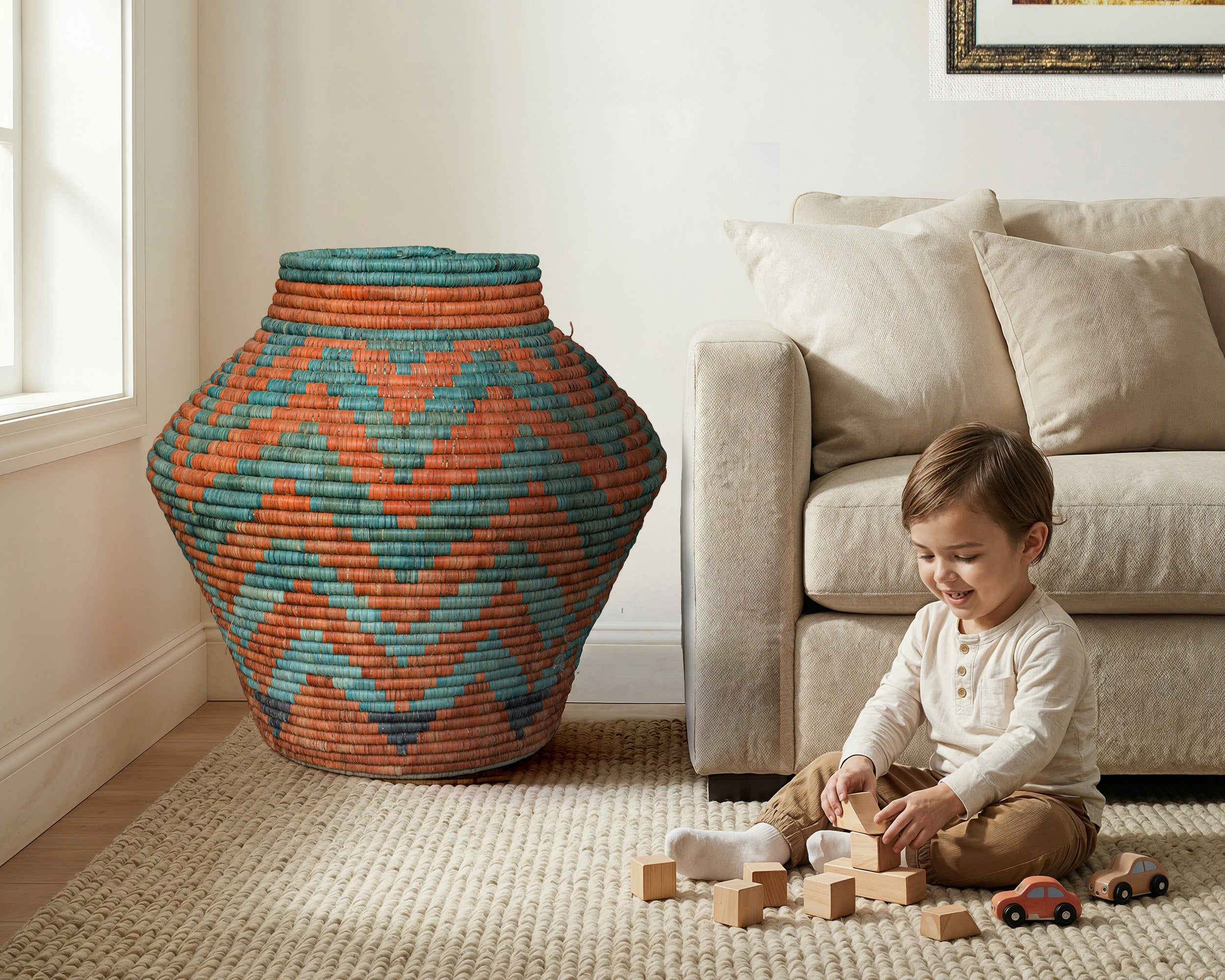 Equal Diamond Potter Vase