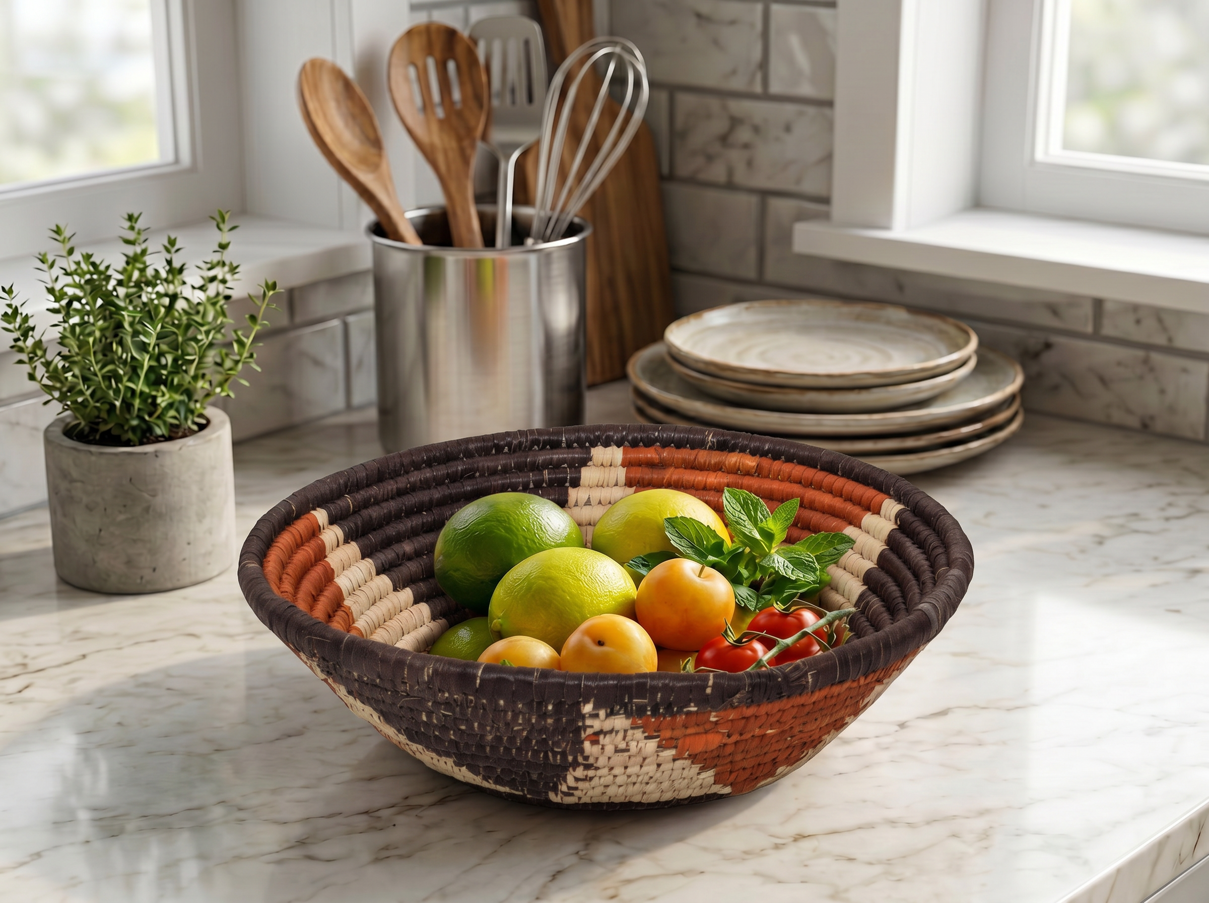 Dark Lotus Bowl Basket