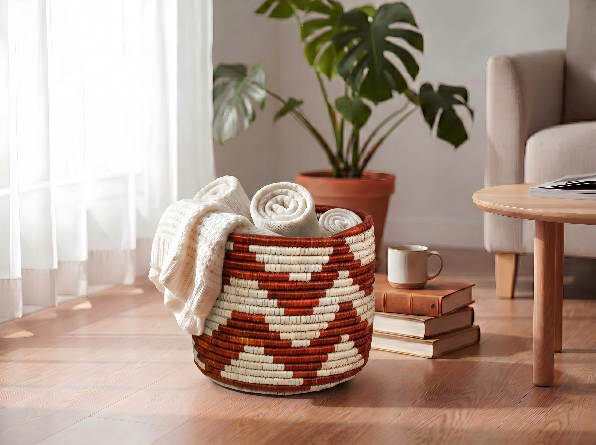 Layered Kingra Planter Basket