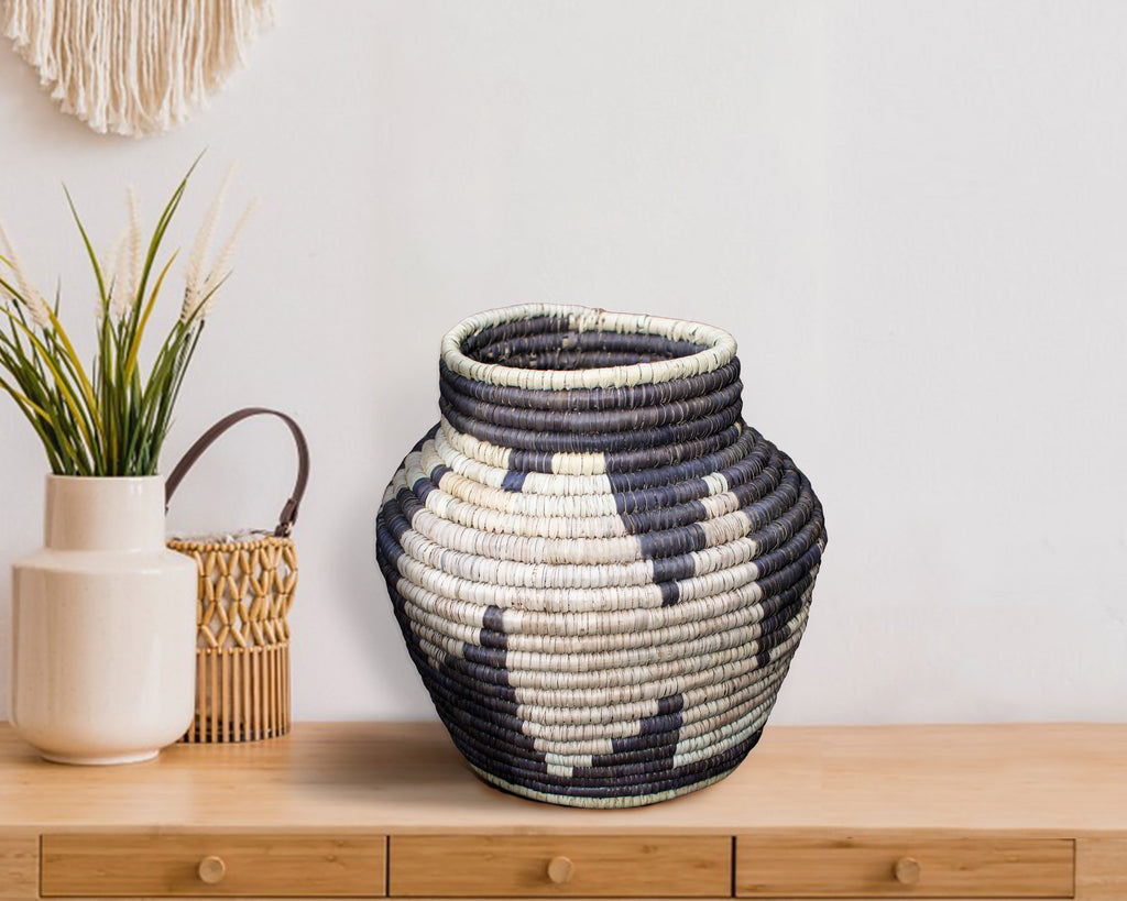 Wavy Night Vintage Potter Basket - PP-1127-12