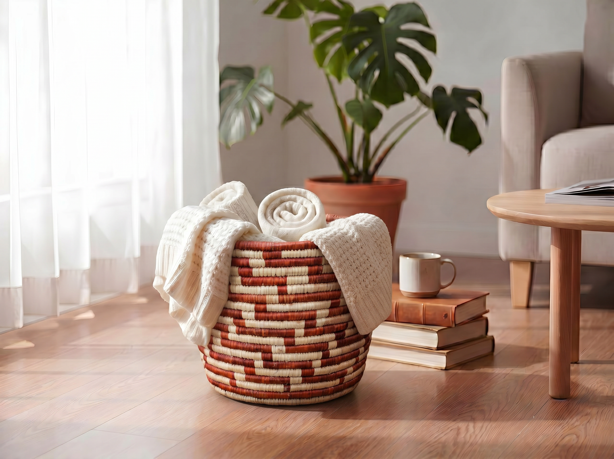 Figure Ground Planter Basket