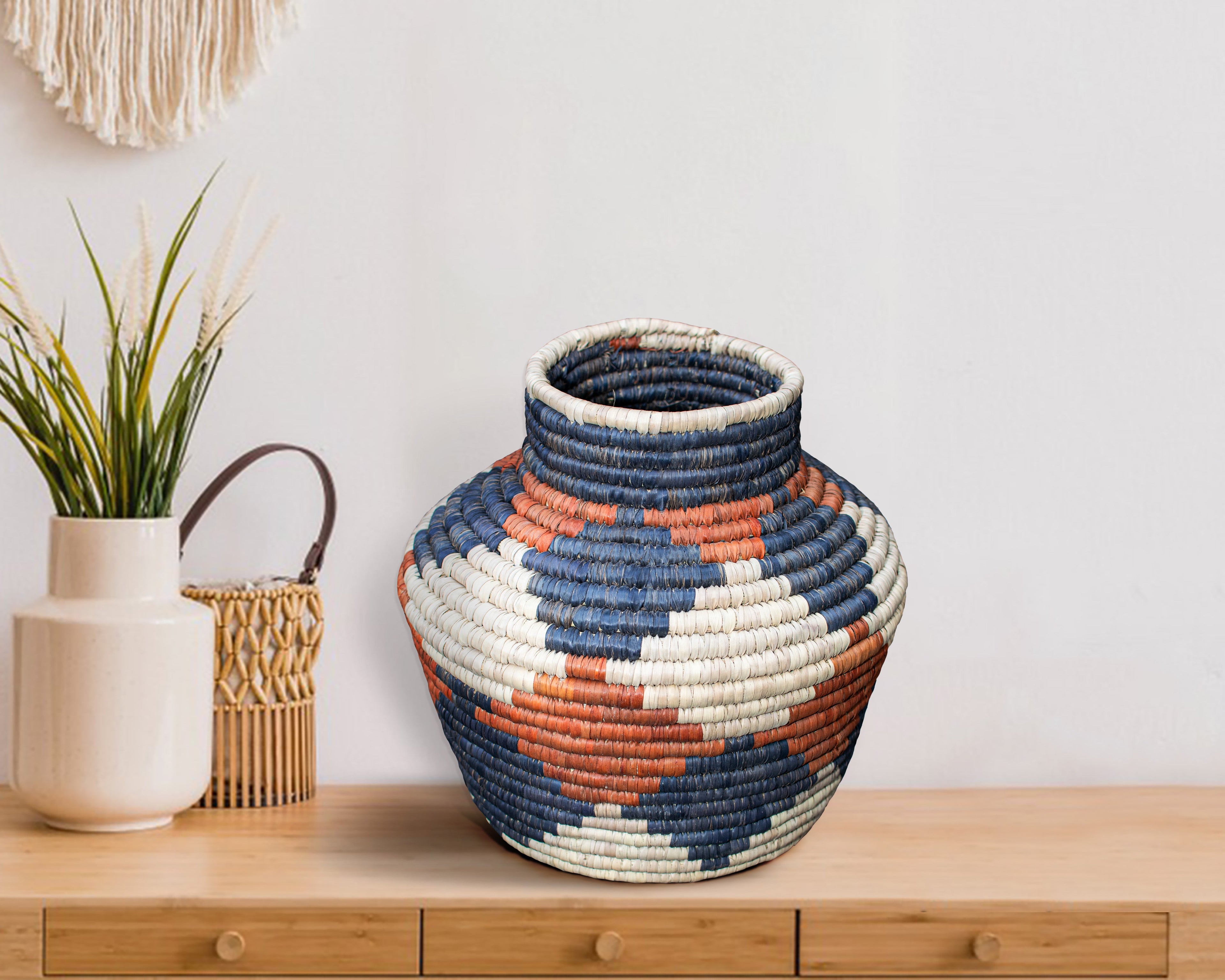 Storm Night Vintage Potter Basket - PP-1135-12