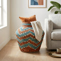Turquoise Terracotta Potter Vase