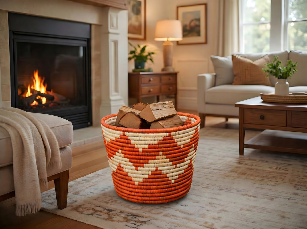 Kingra Brown Planter Basket