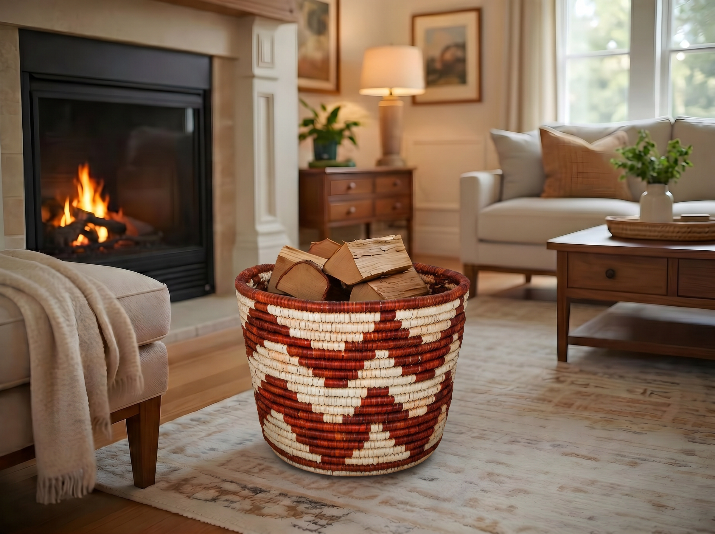 Layered Kingra Planter Basket