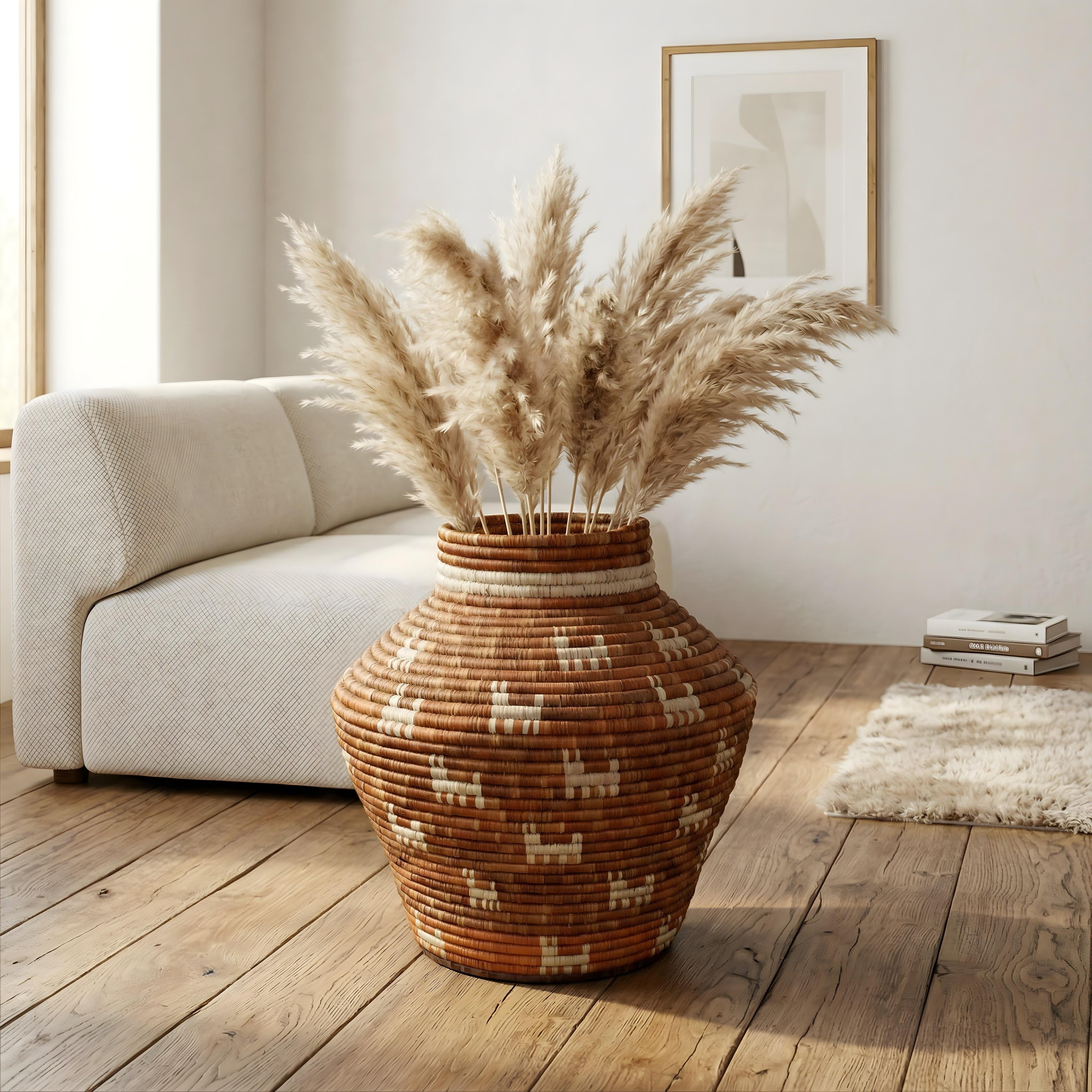 Rustic Terracotta Tribal Potter Vase