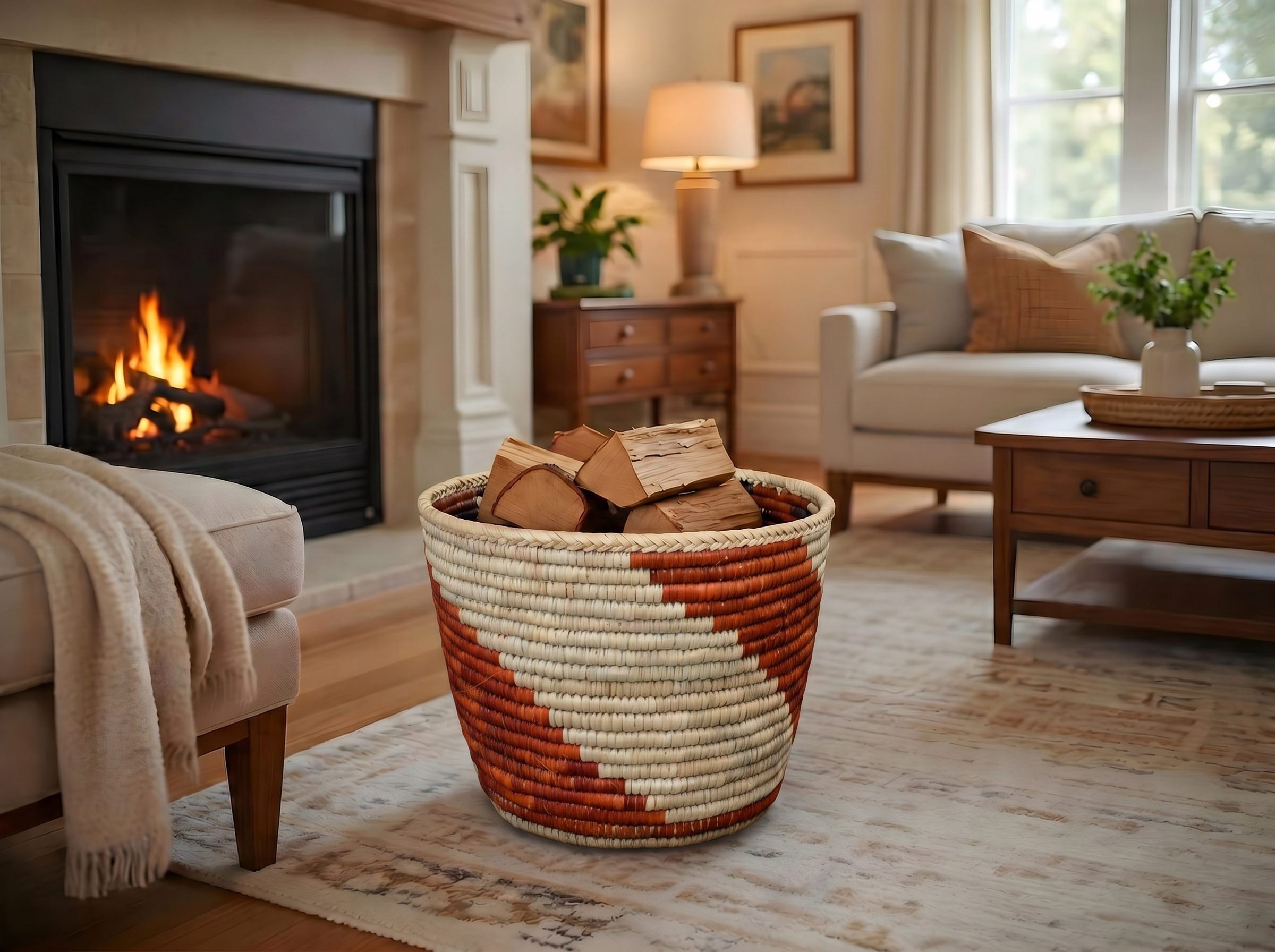 Wide Waves Planter Basket