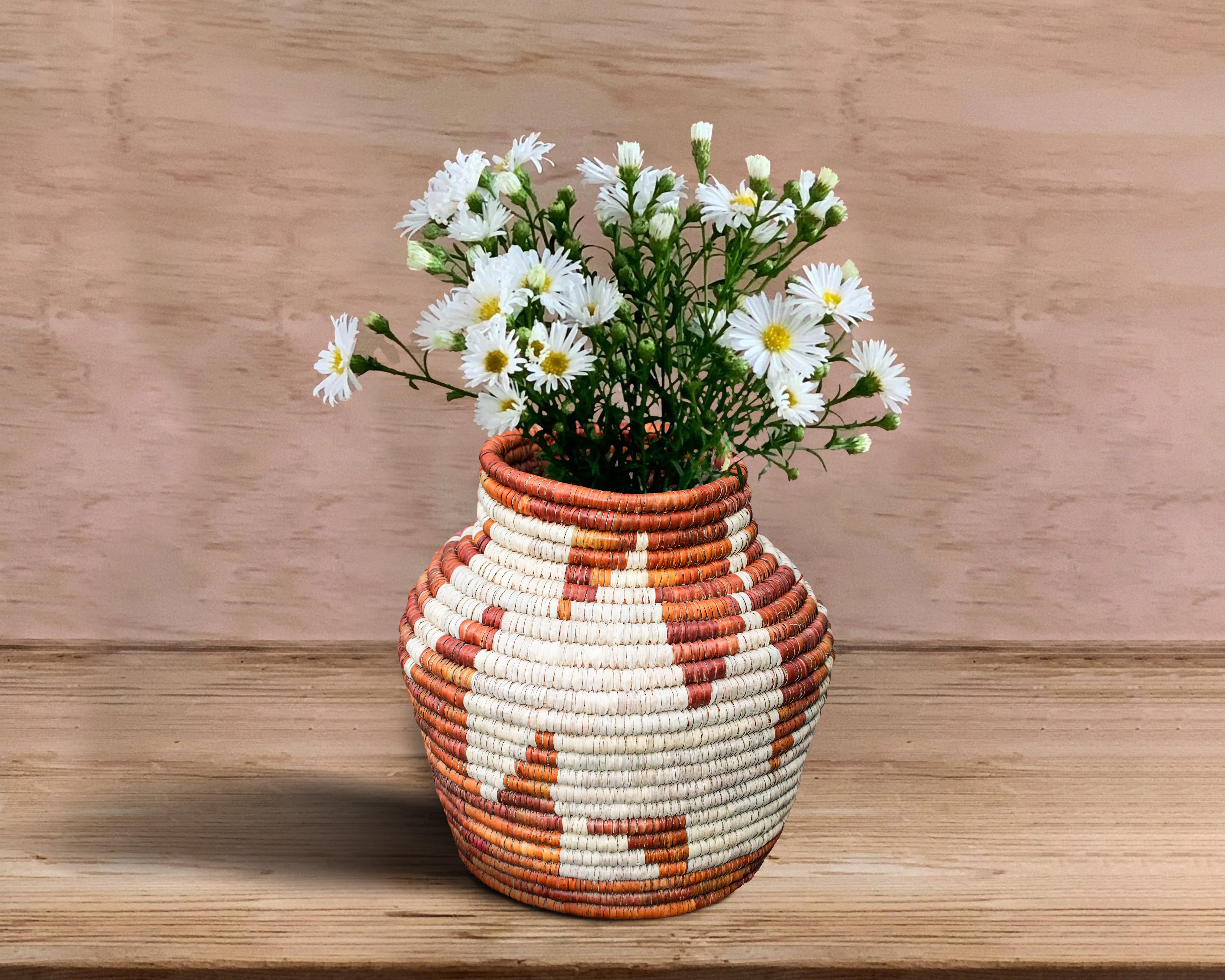 Wavy Storm Vintage Potter Basket - PP-1134-12