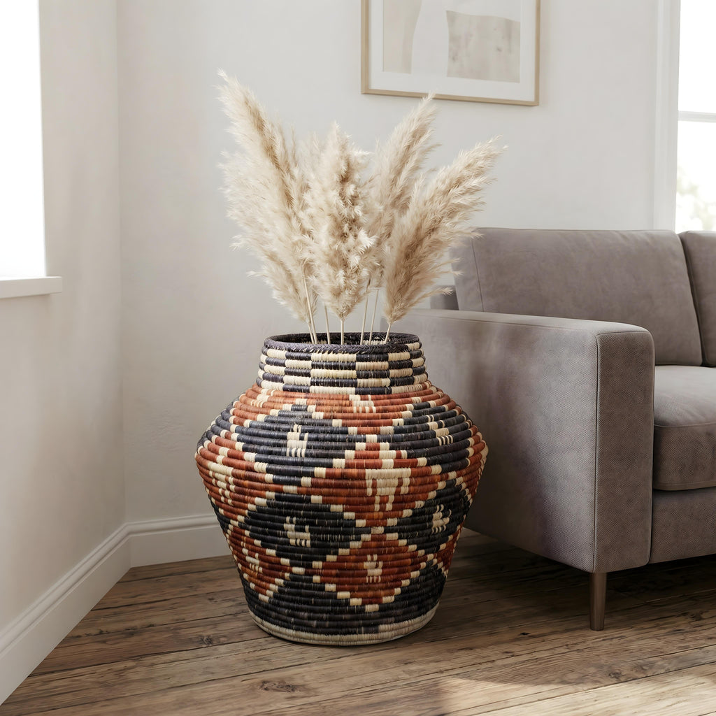Tribal Tapestry Potter Vase