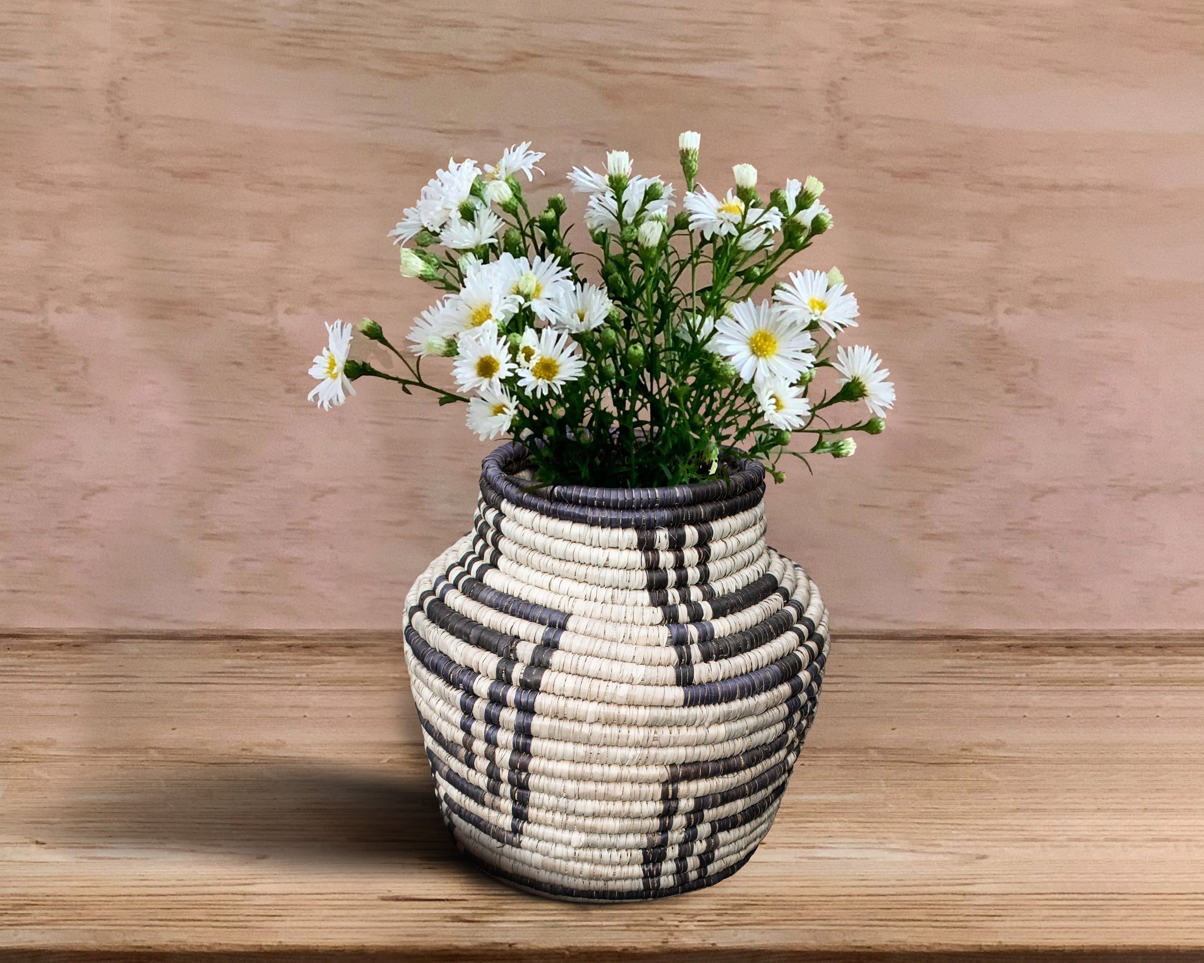 Stairs Black Vintage Potter Basket - PP-1129-12