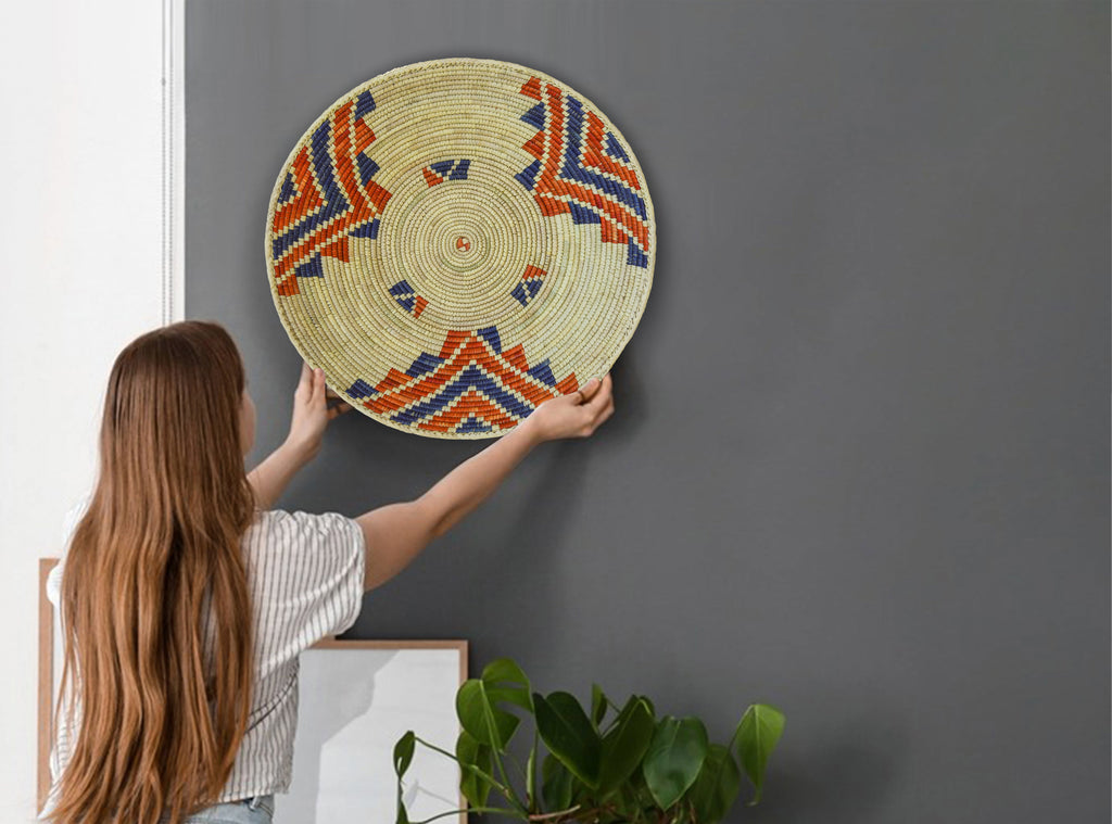 Kiwa Flower Bowl Basket 22-Inch LBW-79-22 A