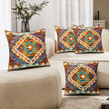 Set of 4 Vintage Wool Kilim Pillow - KC 2066 4