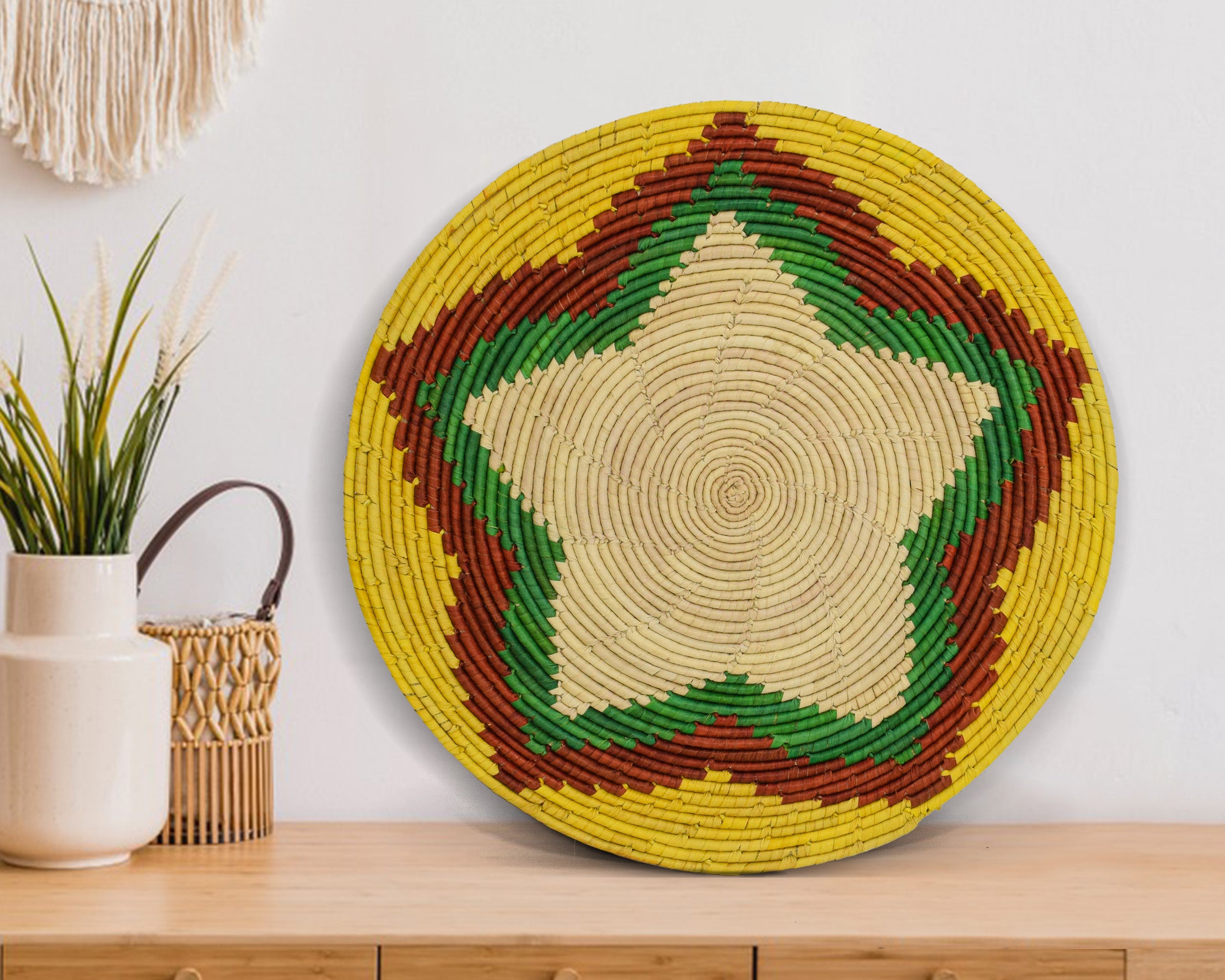 Yellow Mesa Flat Basket