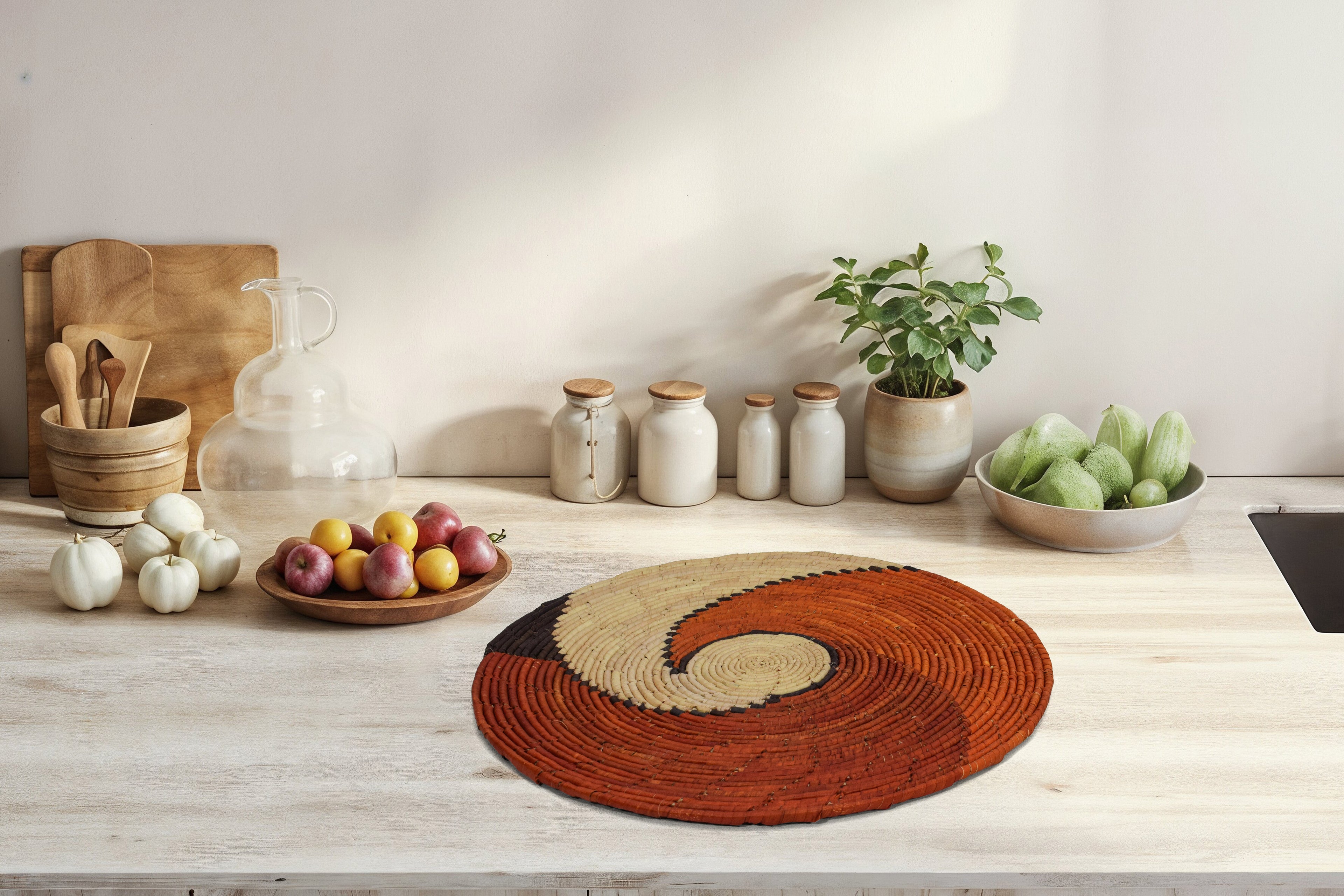 Rustic Trails Mat Wall Basket 14-inch MT-241-15