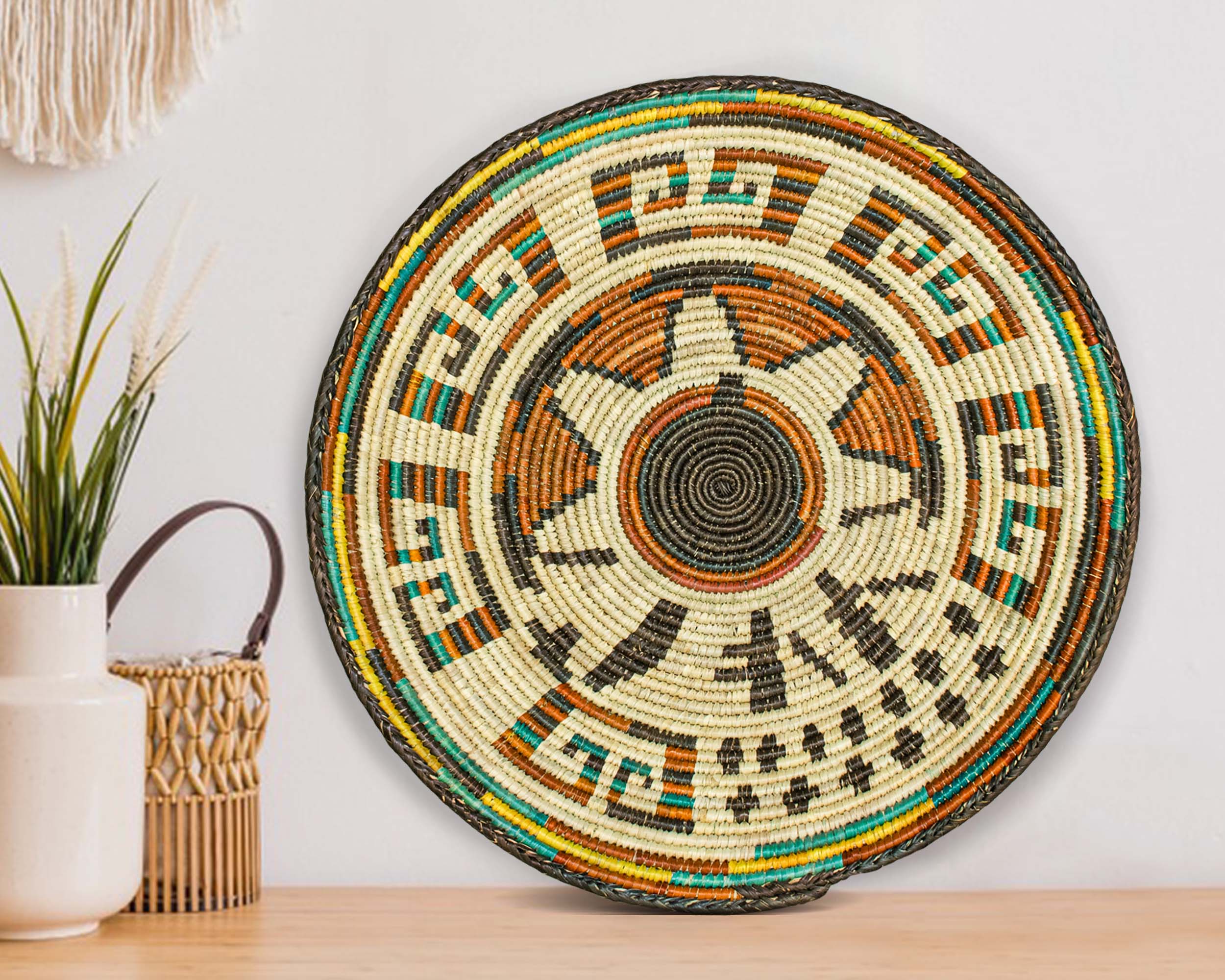 Jóhonaaʼéí (Sun) Basket 14-inch BSK-140-15 A