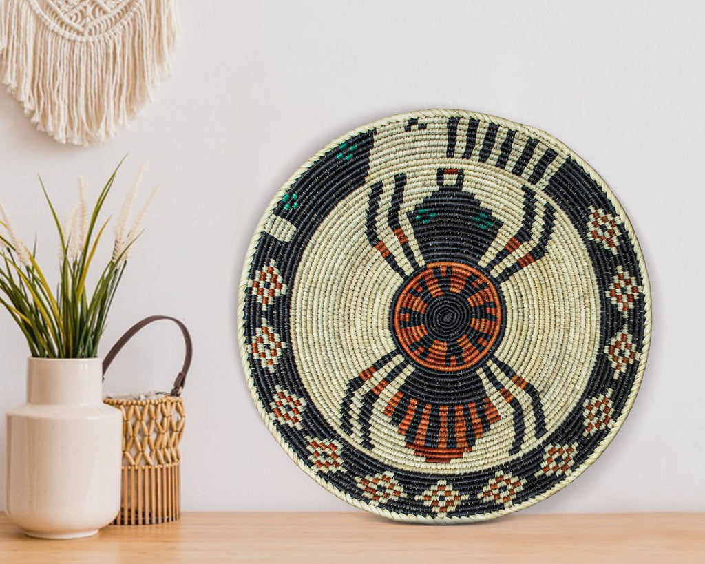 Spooky Spider Basket 14-inch BSK-146-15 A