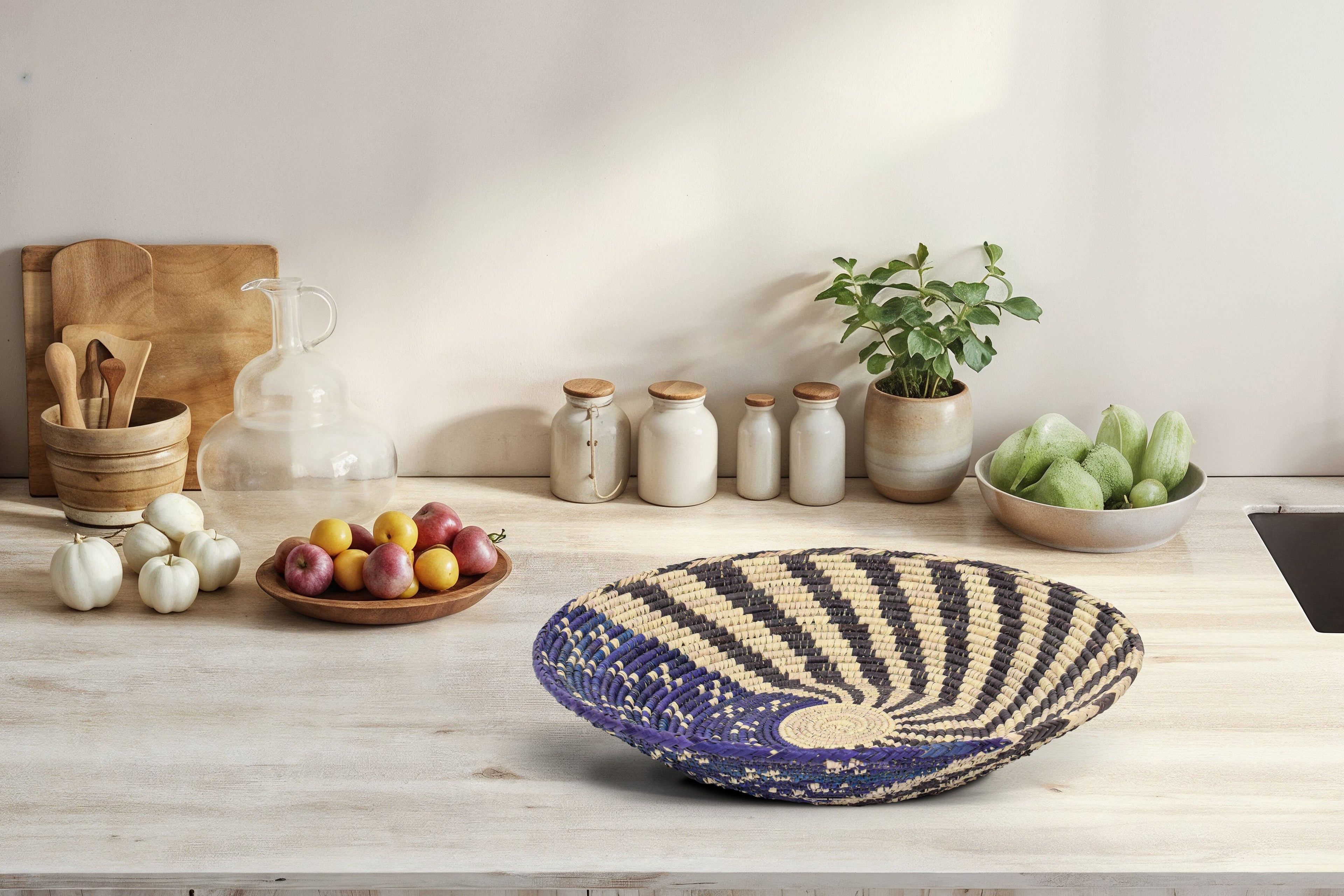 American Flag II Bowl Basket 14-inch BSK-3025-15